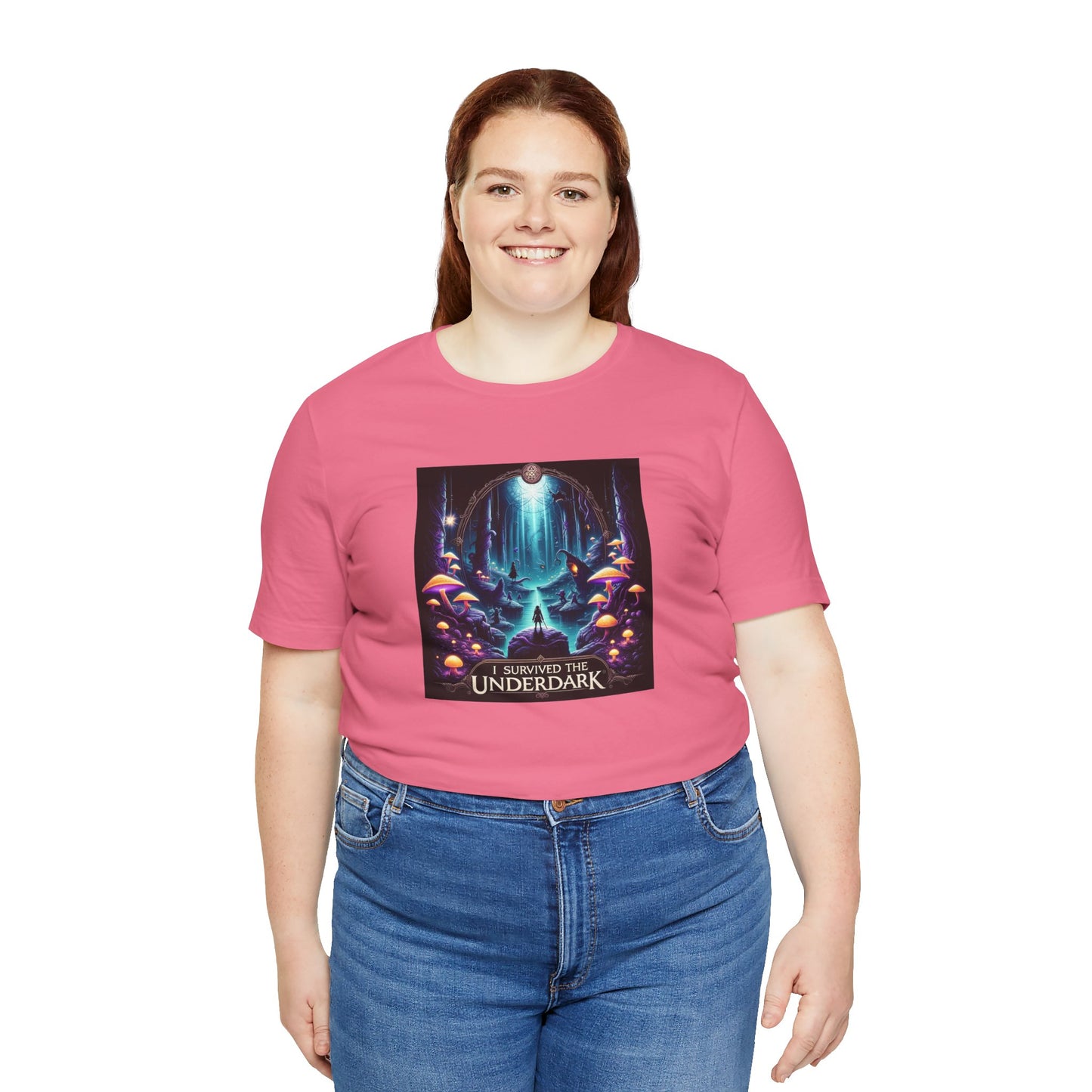 BG3 Tee: 'I Survived the Underdark' - Baldur's Gate 3 Unisex Shirt for Gamers, DND Nerds, + lovers of Astarion, Karlach, Tav, & Shadowheart