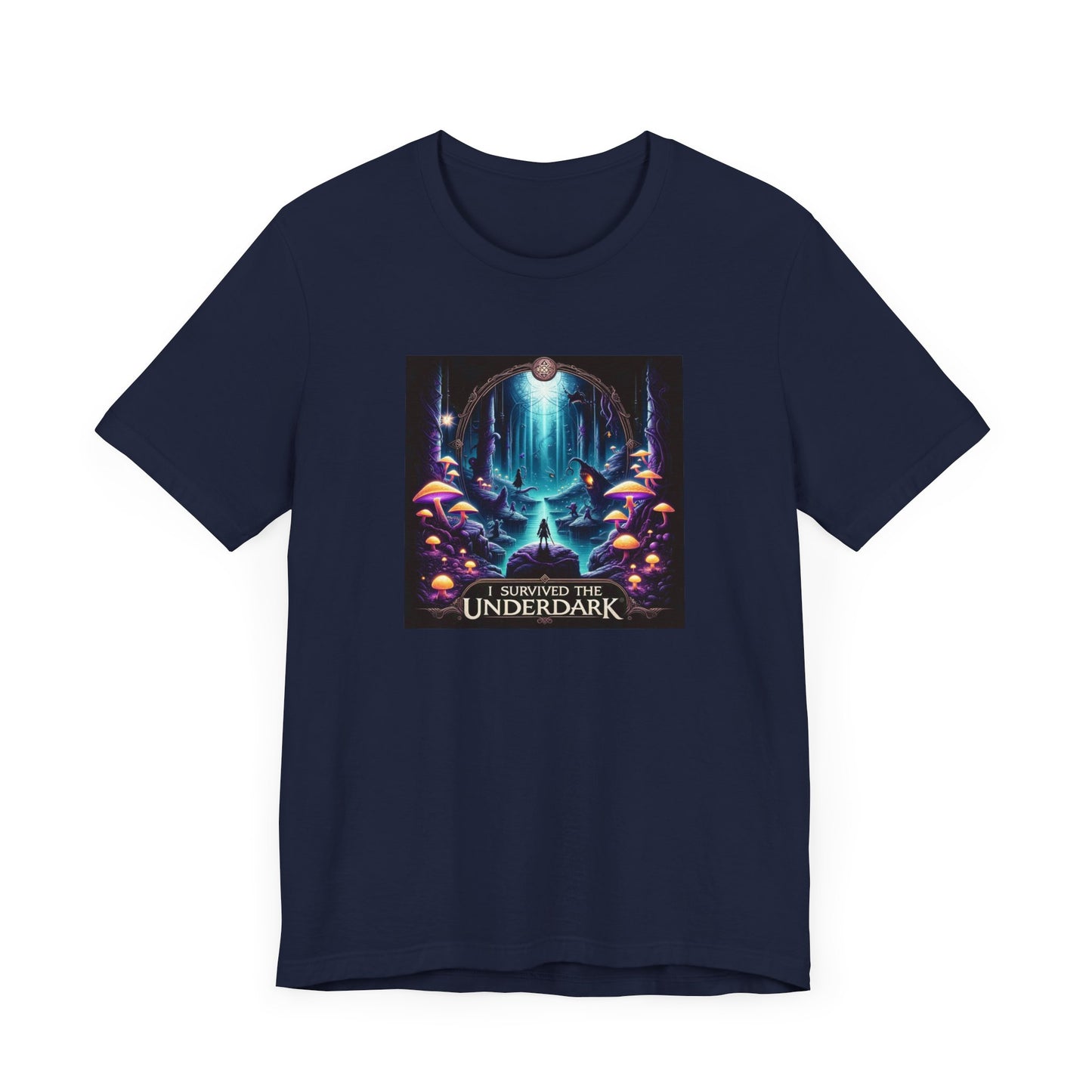 BG3 Tee: 'I Survived the Underdark' - Baldur's Gate 3 Unisex Shirt for Gamers, DND Nerds, + lovers of Astarion, Karlach, Tav, & Shadowheart