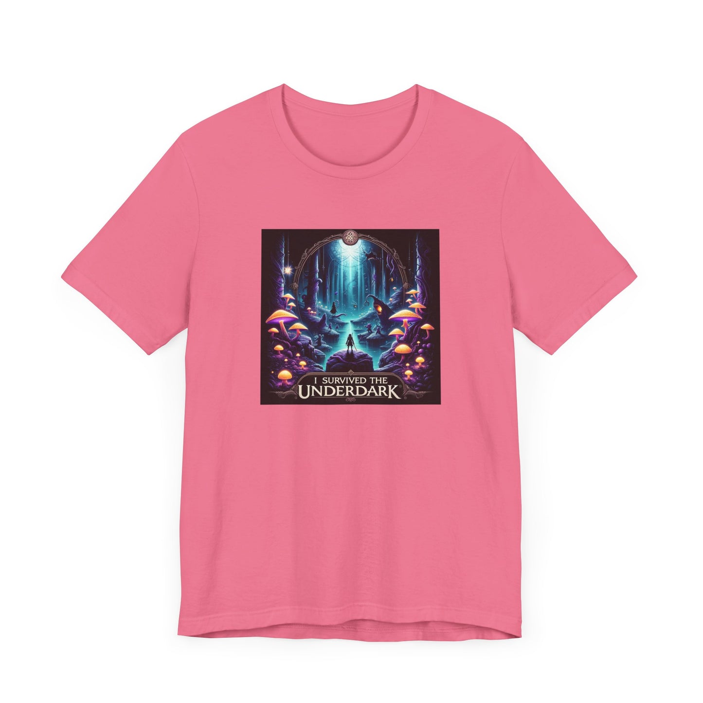 BG3 Tee: 'I Survived the Underdark' - Baldur's Gate 3 Unisex Shirt for Gamers, DND Nerds, + lovers of Astarion, Karlach, Tav, & Shadowheart