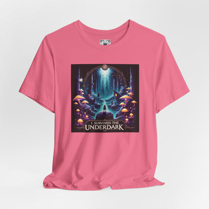 BG3 Tee: 'I Survived the Underdark' - Baldur's Gate 3 Unisex Shirt for Gamers, DND Nerds, + lovers of Astarion, Karlach, Tav, & Shadowheart - Ivy Toller Designs