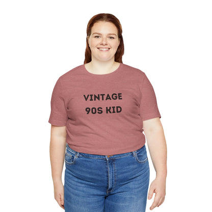 Funny 'Vintage 90s Kid' Shirt | 90s Kids, Vintage, + Millennials - Makes a Great Gift! Wear Your Values | Humorous Opinion Fashion