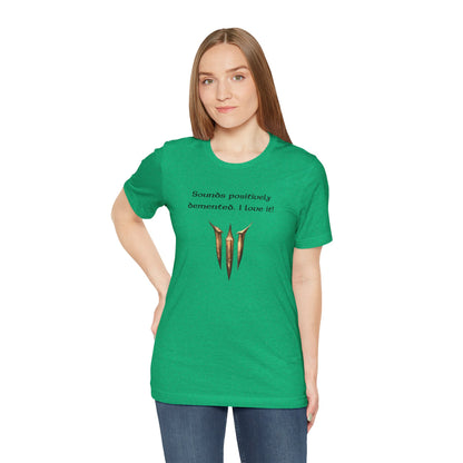 BG3 Astarion Tee: 'Sounds Positively Demented. I Love It!' Baldur's Gate 3 Unisex Shirt for Video Gamers, DND gifts, Dungeons and Dragons - Ivy Toller Designs