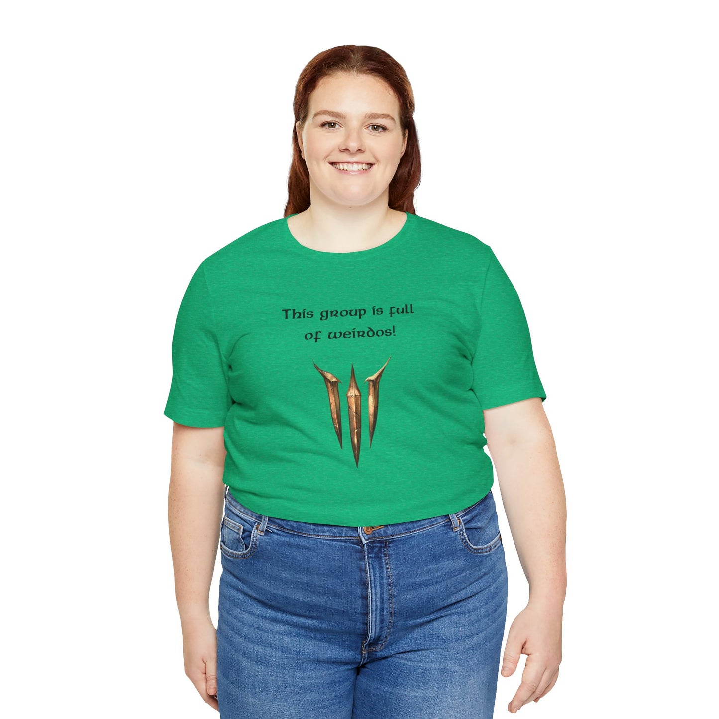 BG3 Astarion Tee: 'This Group Is Full of Weirdos!' - Baldur's Gate 3 Unisex Shirt for Video Gamers, DND gift, Nerds, Dungeons and Dragons - Ivy Toller Designs