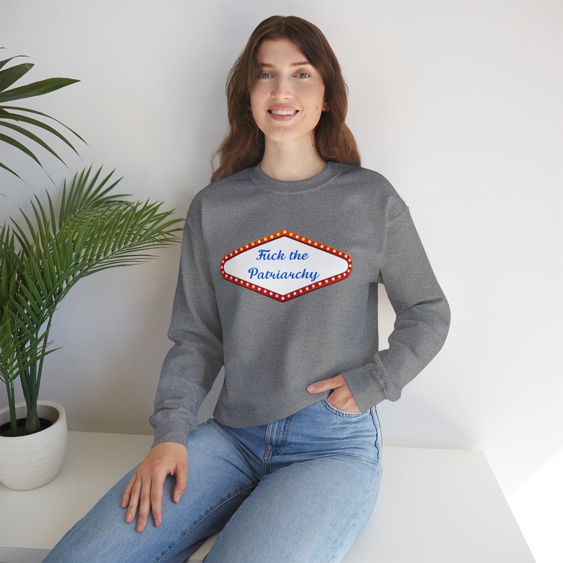 Bold "Fuck the Patriarchy" Taylor Swift Crewneck, Inspired by the Eras Tour, Taylor Swift Sweatshirt Merch for the Ultimate Swiftie - Ivy Toller Designs