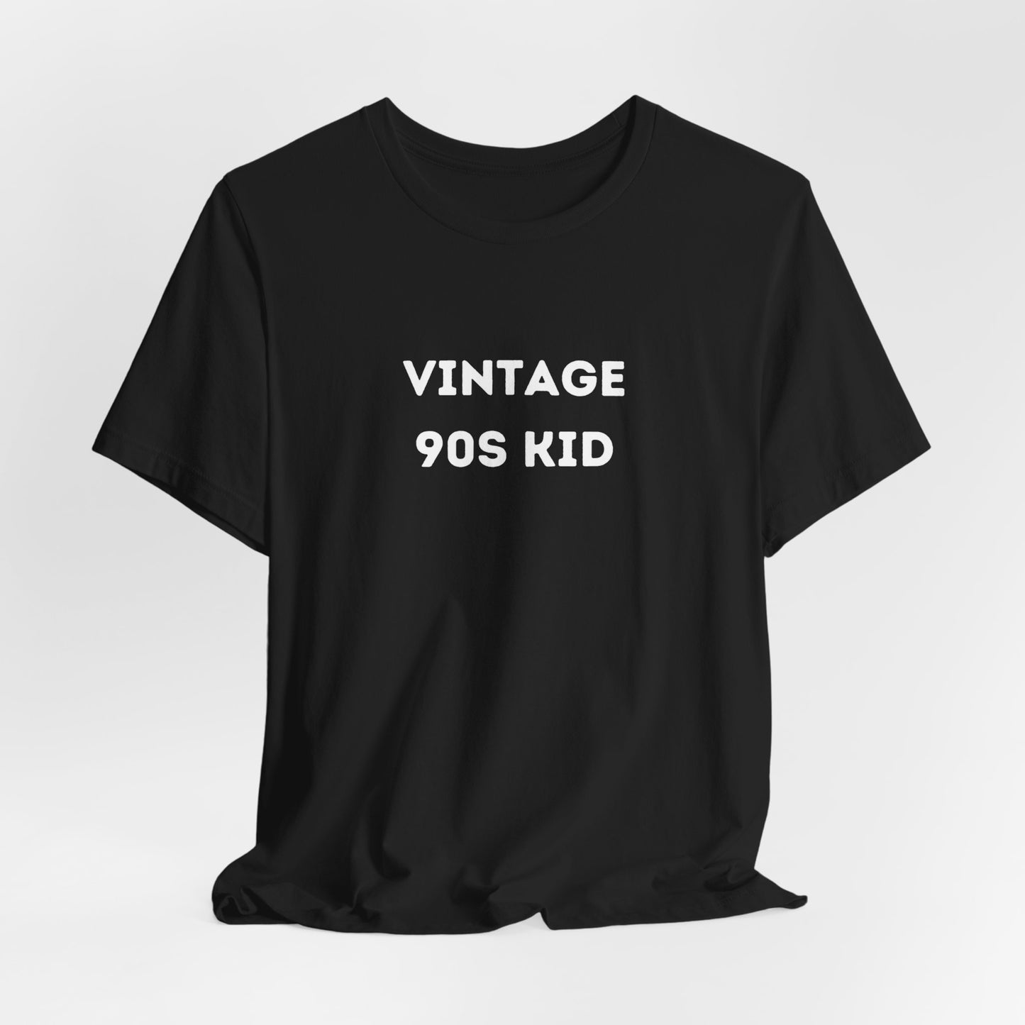 Funny 'Vintage 90s Kid' Shirt | 90s Kids, Vintage, + Millennials - Makes a Great Gift! Wear Your Values | Humorous Opinion Fashion