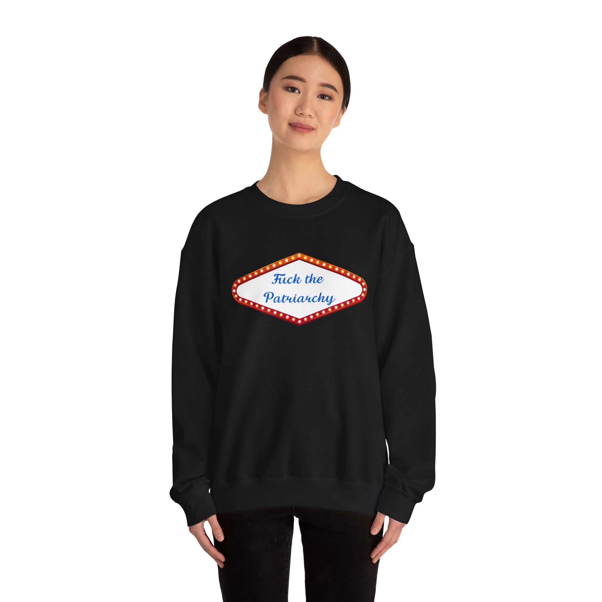 Bold "Fuck the Patriarchy" Taylor Swift Crewneck, Inspired by the Eras Tour, Taylor Swift Sweatshirt Merch for the Ultimate Swiftie - Ivy Toller Designs