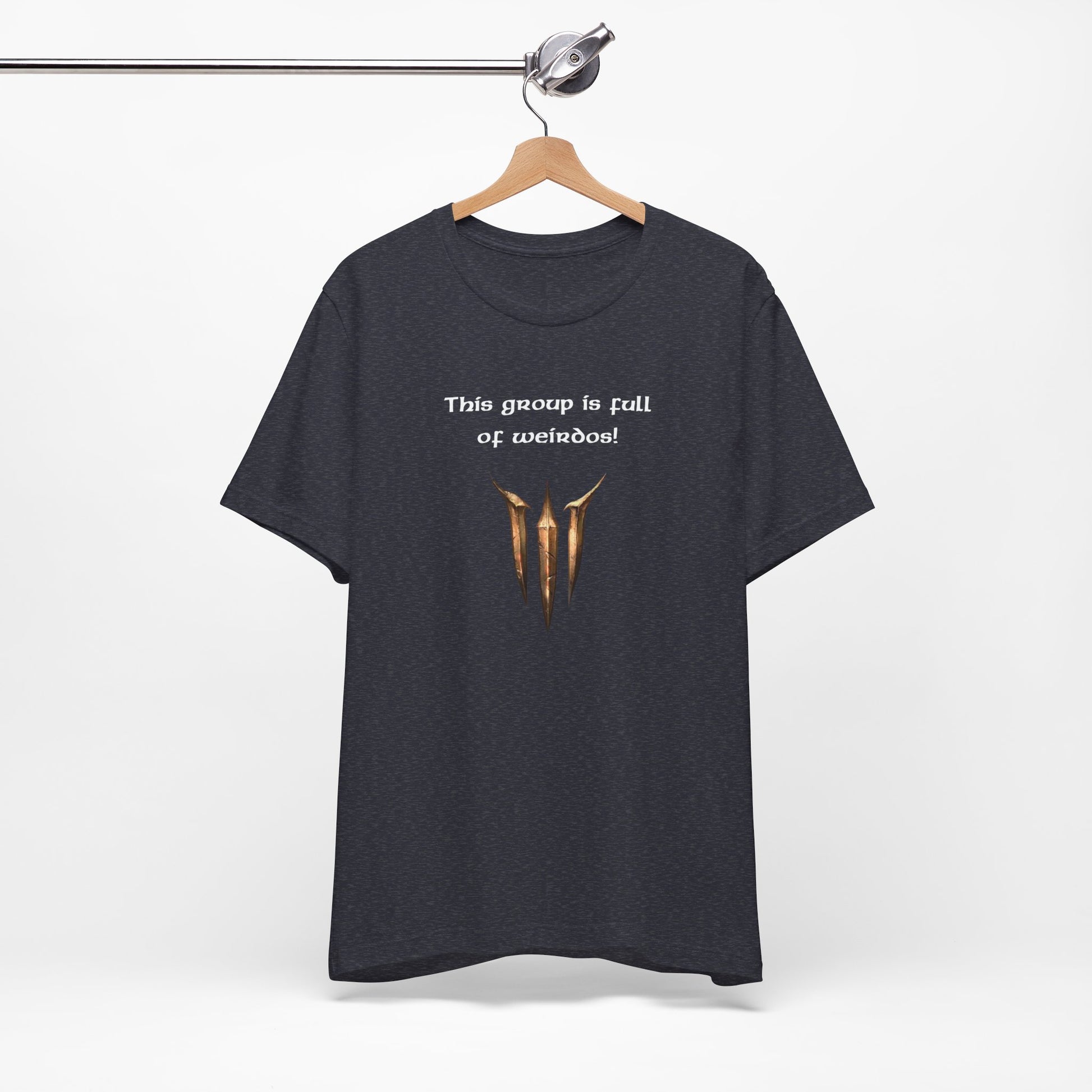 BG3 Astarion Tee: 'This Group Is Full of Weirdos!' - Baldur's Gate 3 Unisex Shirt for Video Gamers, DND gift, Nerds, Dungeons and Dragons - Ivy Toller Designs