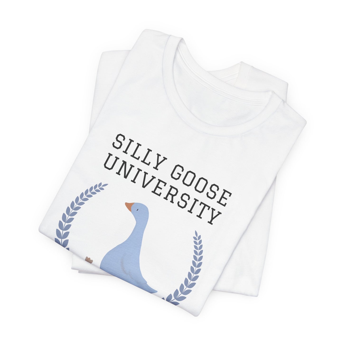 Funny "Silly Goose University Alumni" Tee Shirt: A Great Gift for the Weird and Essential Silly Goose in Your Life. Comes in Sweatshirt Too!