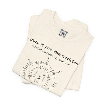 BG3 Tee: 'I Play It For the Articles (of Clothing I Take Off Astarion)' - Baldur's Gate 3 Shirt for Gamers Who Love the Pale Elf, DND Gifts - Ivy Toller Designs