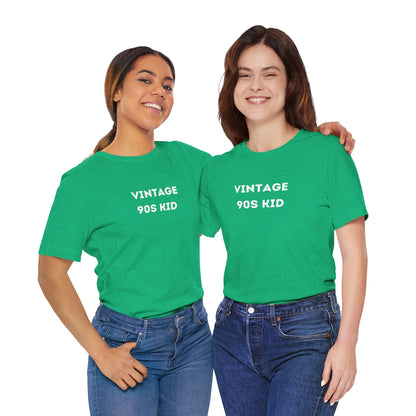 Funny 'Vintage 90s Kid' Shirt | 90s Kids, Vintage, + Millennials - Makes a Great Gift! Wear Your Values | Humorous Opinion Fashion