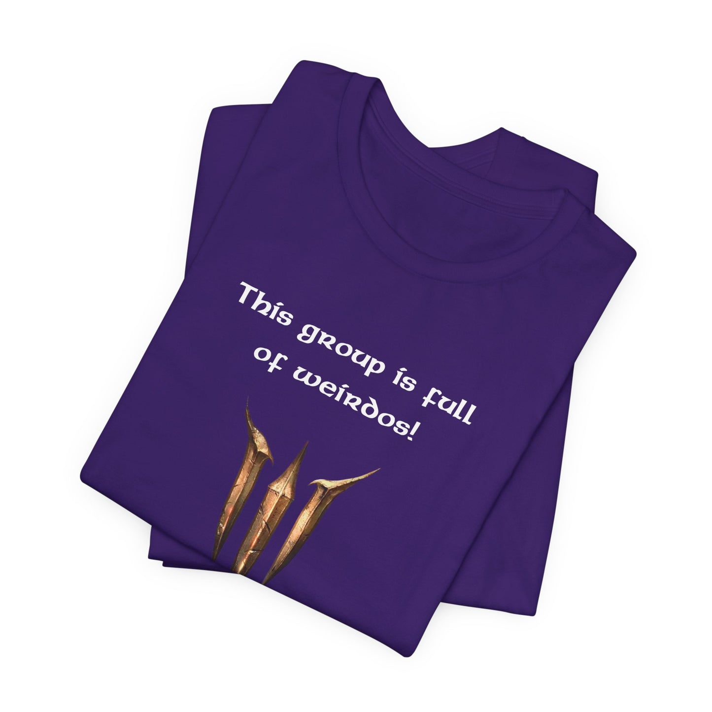 BG3 Astarion Tee: 'This Group Is Full of Weirdos!' - Baldur's Gate 3 Unisex Shirt for Video Gamers, DND gift, Nerds, Dungeons and Dragons - Ivy Toller Designs