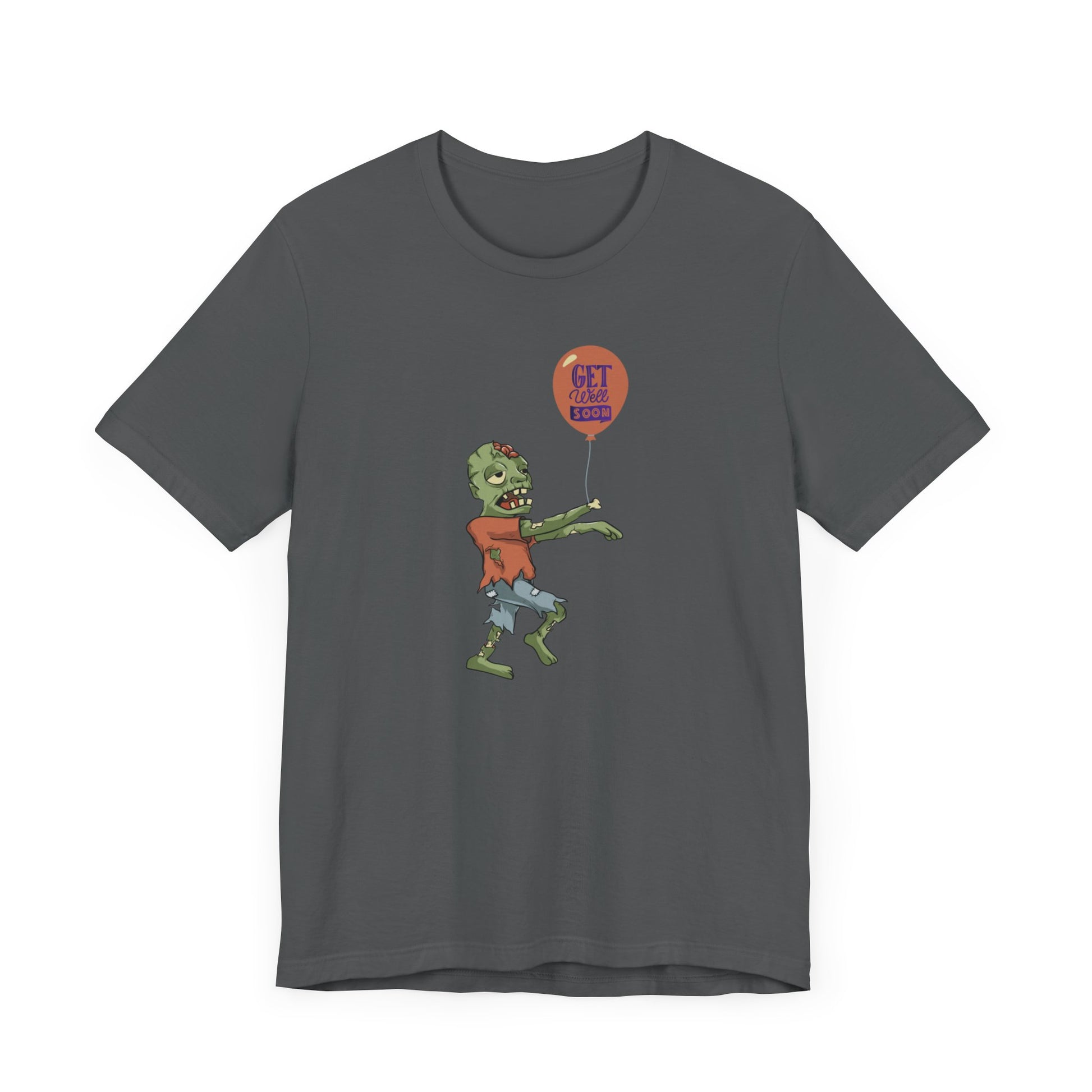 Funny Zombie 'Get Well Soon' Tee, Spooky Halloween Shirt, Cute Cartoon Undead, Seasonable Gift, T-Shirt for All Ages - Ivy Toller Designs