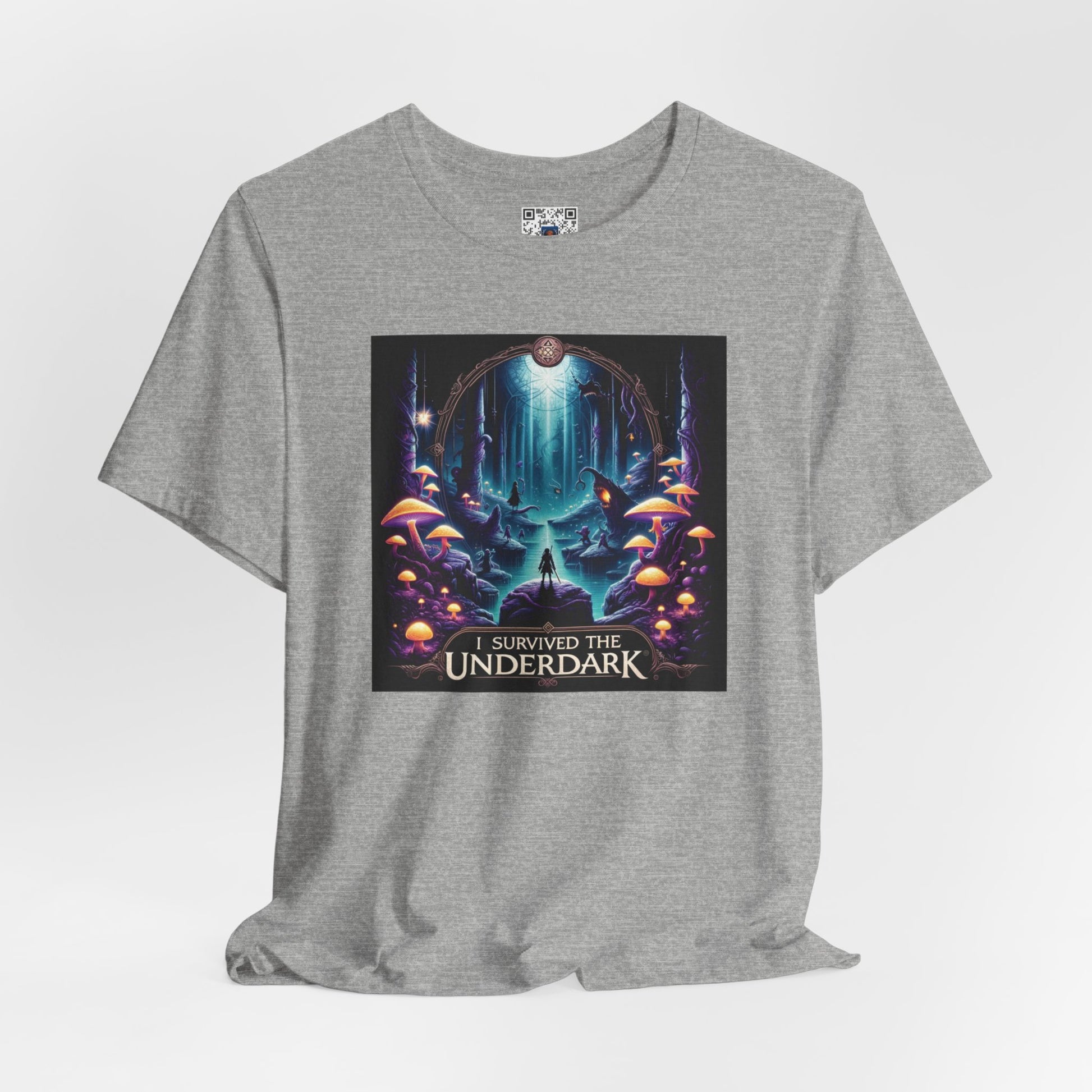 BG3 Tee: 'I Survived the Underdark' - Baldur's Gate 3 Unisex Shirt for Gamers, DND Nerds, + lovers of Astarion, Karlach, Tav, & Shadowheart - Ivy Toller Designs