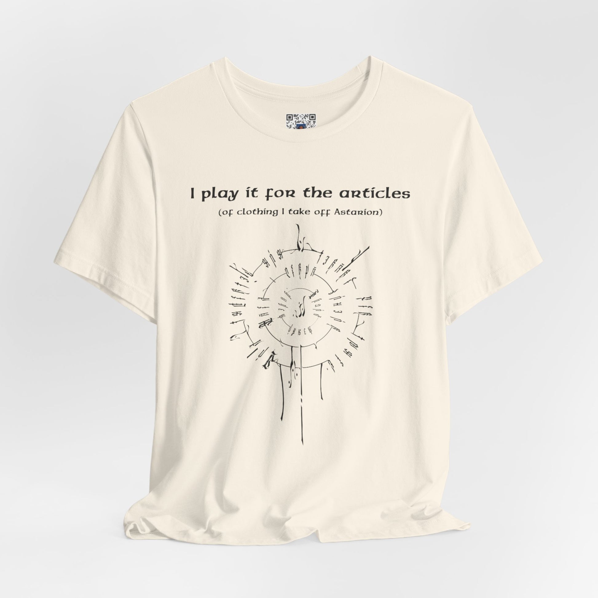 BG3 Tee: 'I Play It For the Articles (of Clothing I Take Off Astarion)' - Baldur's Gate 3 Shirt for Gamers Who Love the Pale Elf, DND Gifts - Ivy Toller Designs