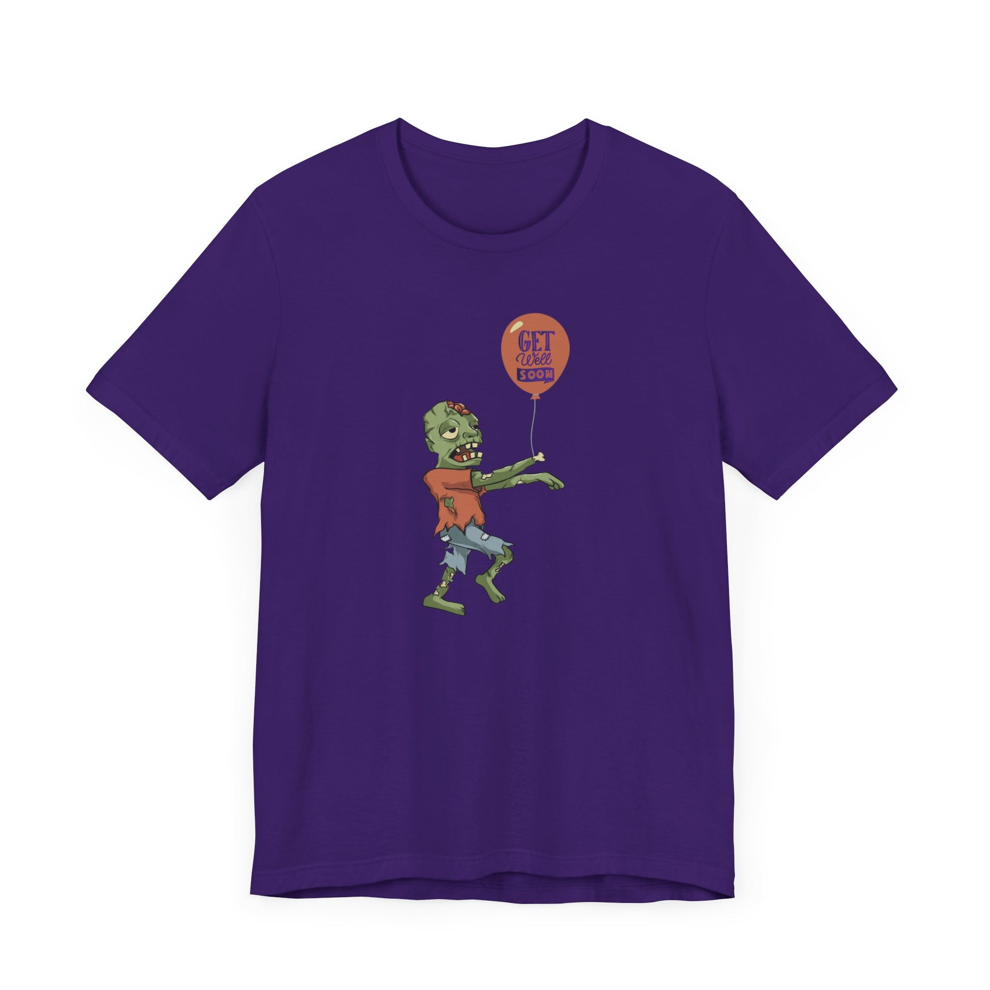 Funny Zombie 'Get Well Soon' Tee, Spooky Halloween Shirt, Cute Cartoon Undead, Seasonable Gift, T-Shirt for All Ages - Ivy Toller Designs