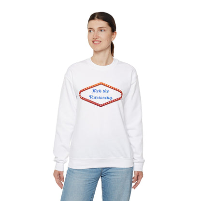 Bold "Fuck the Patriarchy" Taylor Swift Crewneck, Inspired by the Eras Tour, Taylor Swift Sweatshirt Merch for the Ultimate Swiftie - Ivy Toller Designs