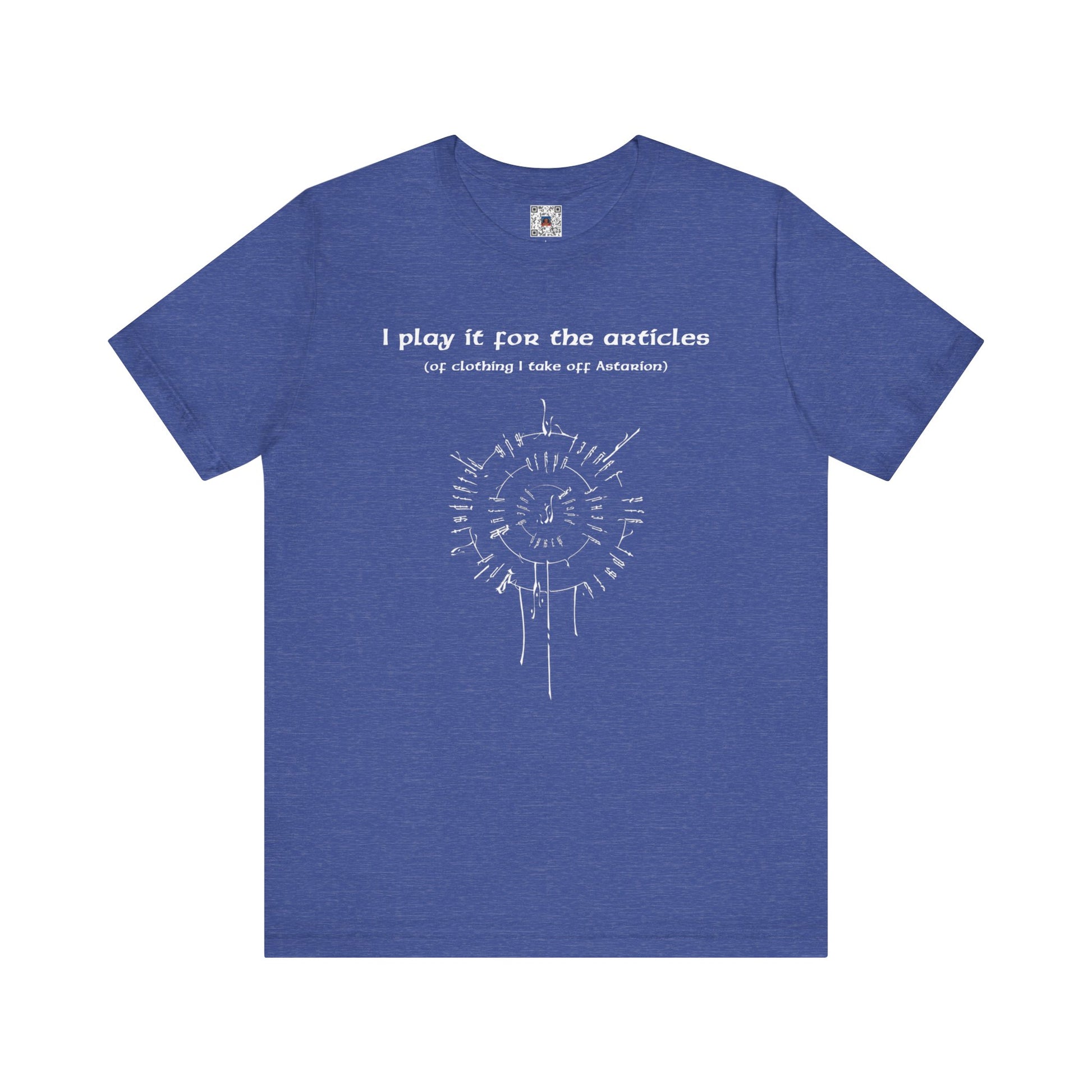 BG3 Tee: 'I Play It For the Articles (of Clothing I Take Off Astarion)' - Baldur's Gate 3 Shirt for Gamers Who Love the Pale Elf, DND Gifts - Ivy Toller Designs