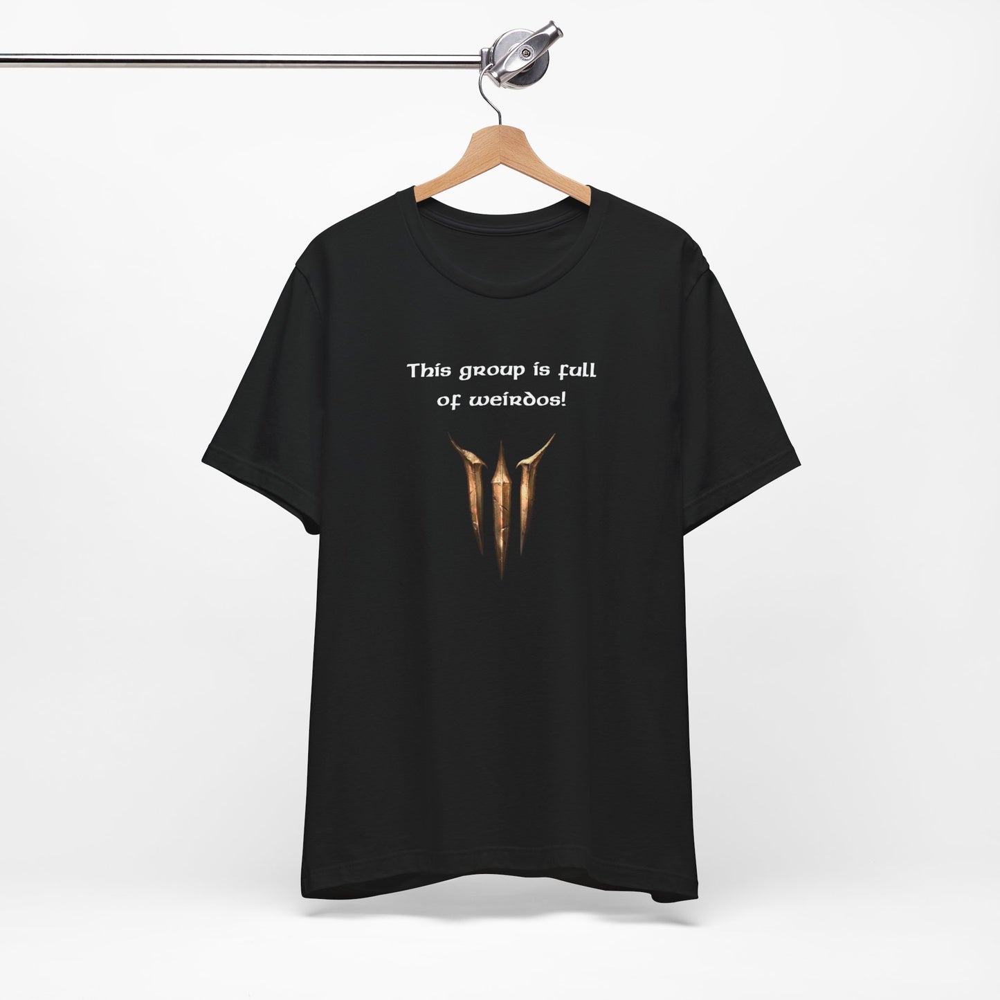 BG3 Astarion Tee: 'This Group Is Full of Weirdos!' - Baldur's Gate 3 Unisex Shirt for Video Gamers, DND gift, Nerds, Dungeons and Dragons - Ivy Toller Designs