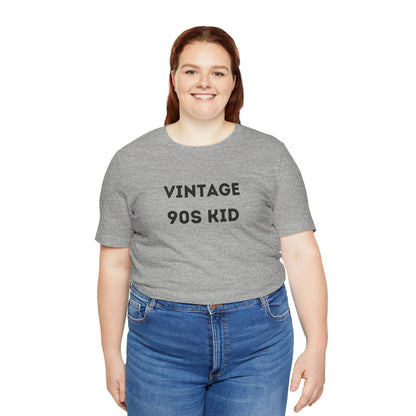 Funny 'Vintage 90s Kid' Shirt | 90s Kids, Vintage, + Millennials - Makes a Great Gift! Wear Your Values | Humorous Opinion Fashion