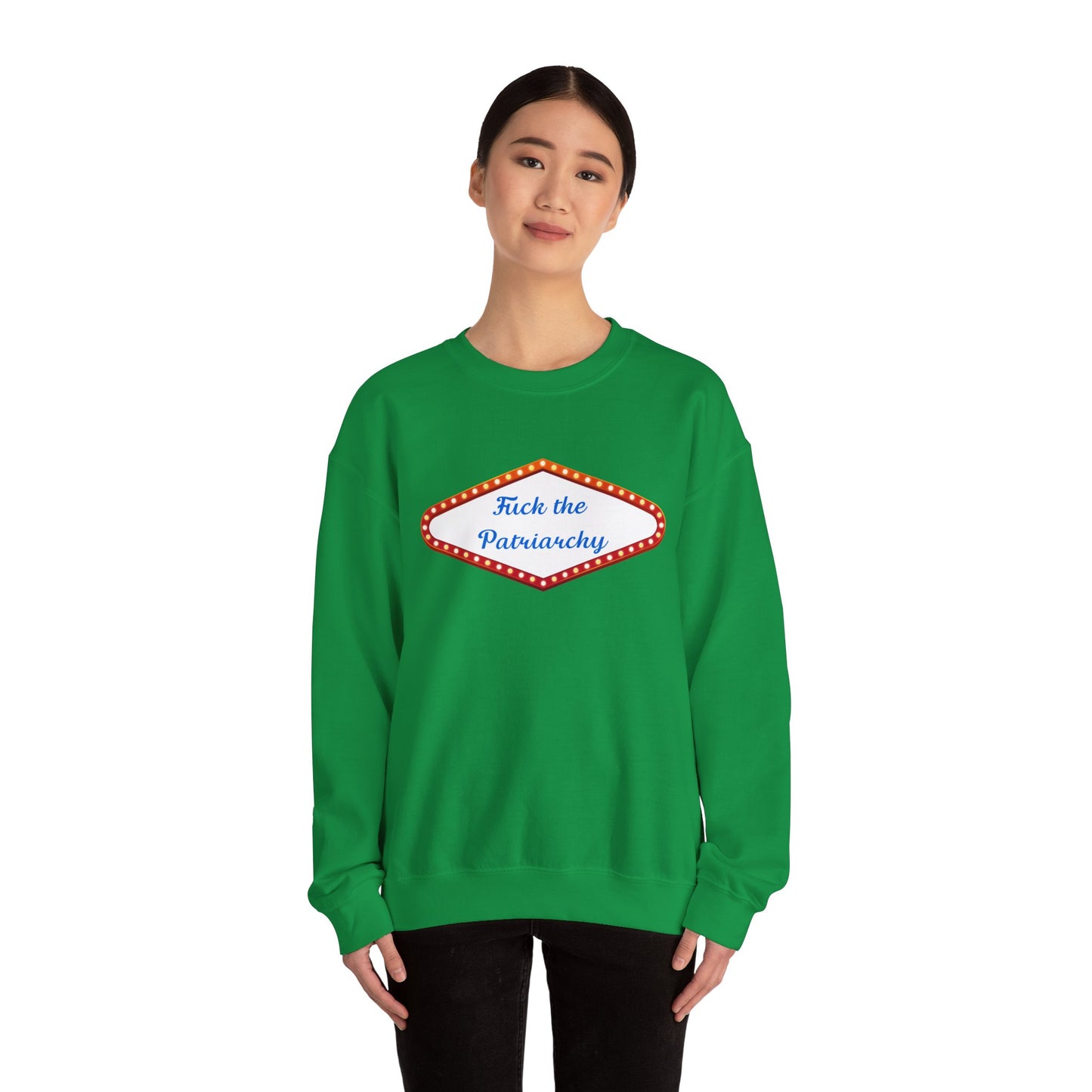 Bold "Fuck the Patriarchy" Taylor Swift Crewneck, Inspired by the Eras Tour, Taylor Swift Sweatshirt Merch for the Ultimate Swiftie - Ivy Toller Designs