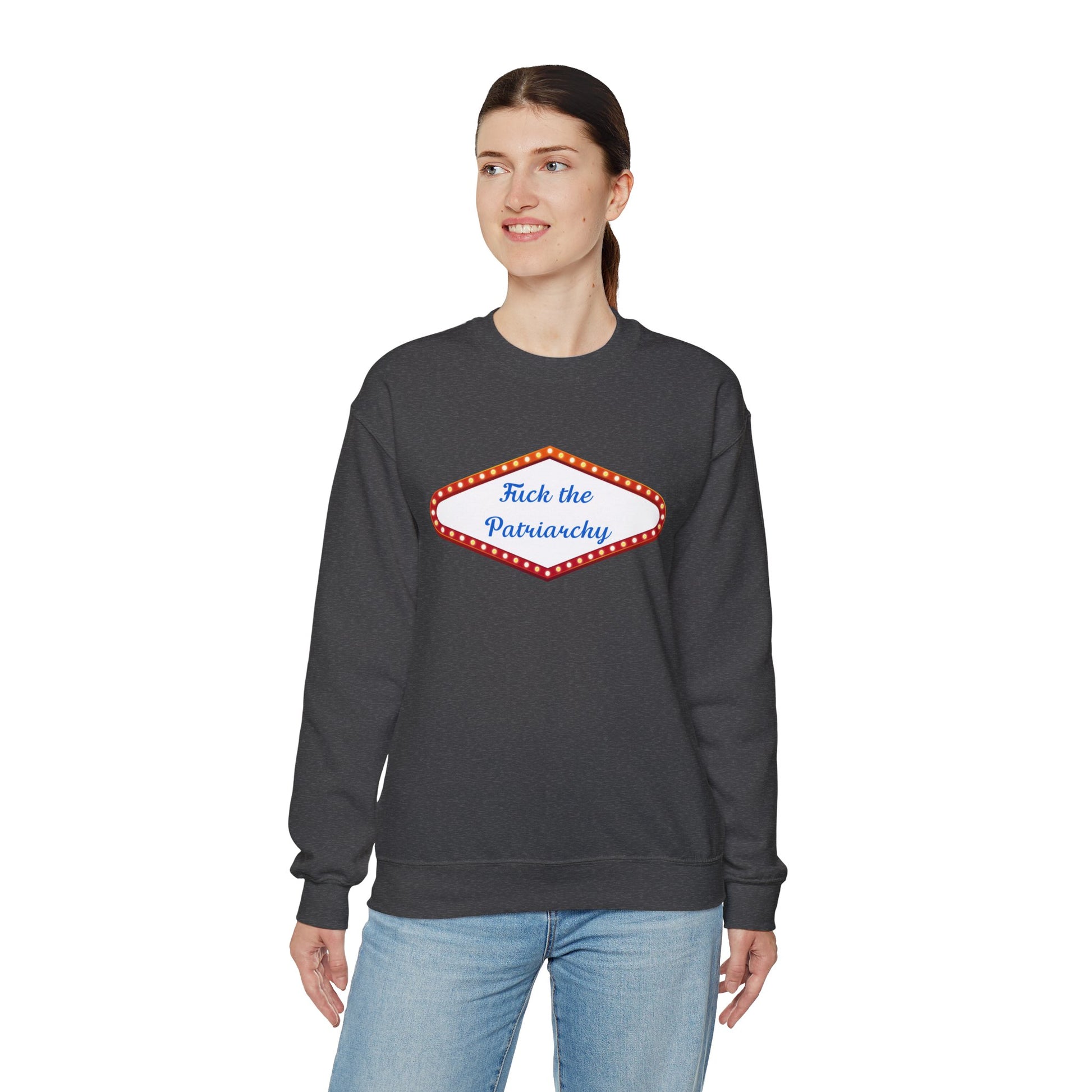 Bold "Fuck the Patriarchy" Taylor Swift Crewneck, Inspired by the Eras Tour, Taylor Swift Sweatshirt Merch for the Ultimate Swiftie - Ivy Toller Designs