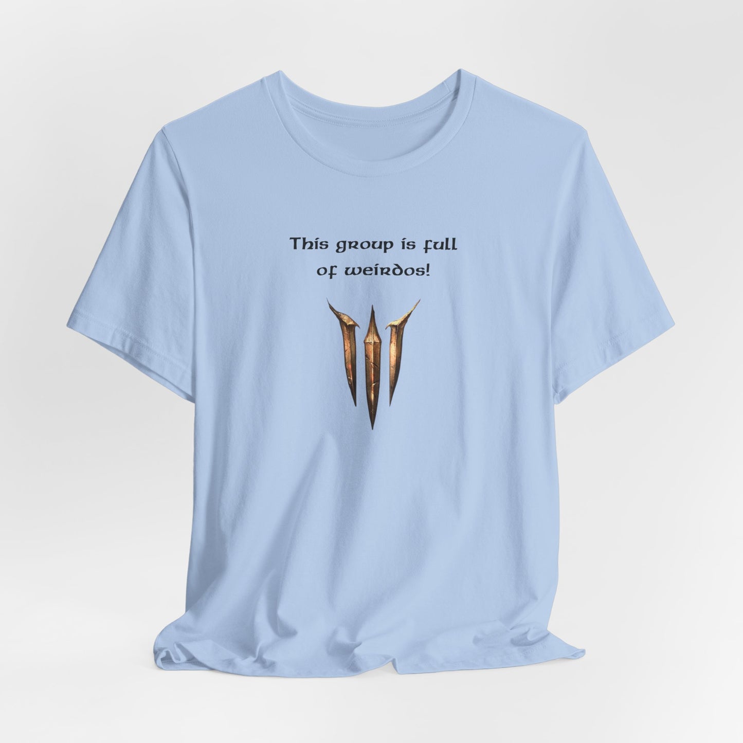 BG3 Astarion Tee: 'This Group Is Full of Weirdos!' - Baldur's Gate 3 Unisex Shirt for Video Gamers, DND gift, Nerds, Dungeons and Dragons