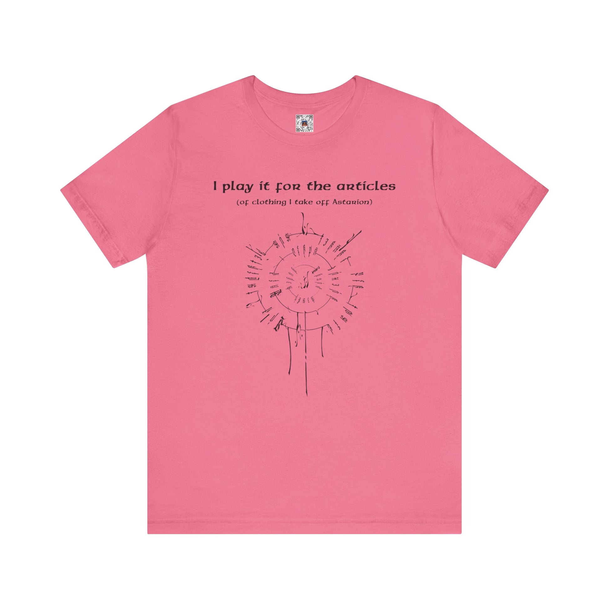 BG3 Tee: 'I Play It For the Articles (of Clothing I Take Off Astarion)' - Baldur's Gate 3 Shirt for Gamers Who Love the Pale Elf, DND Gifts - Ivy Toller Designs