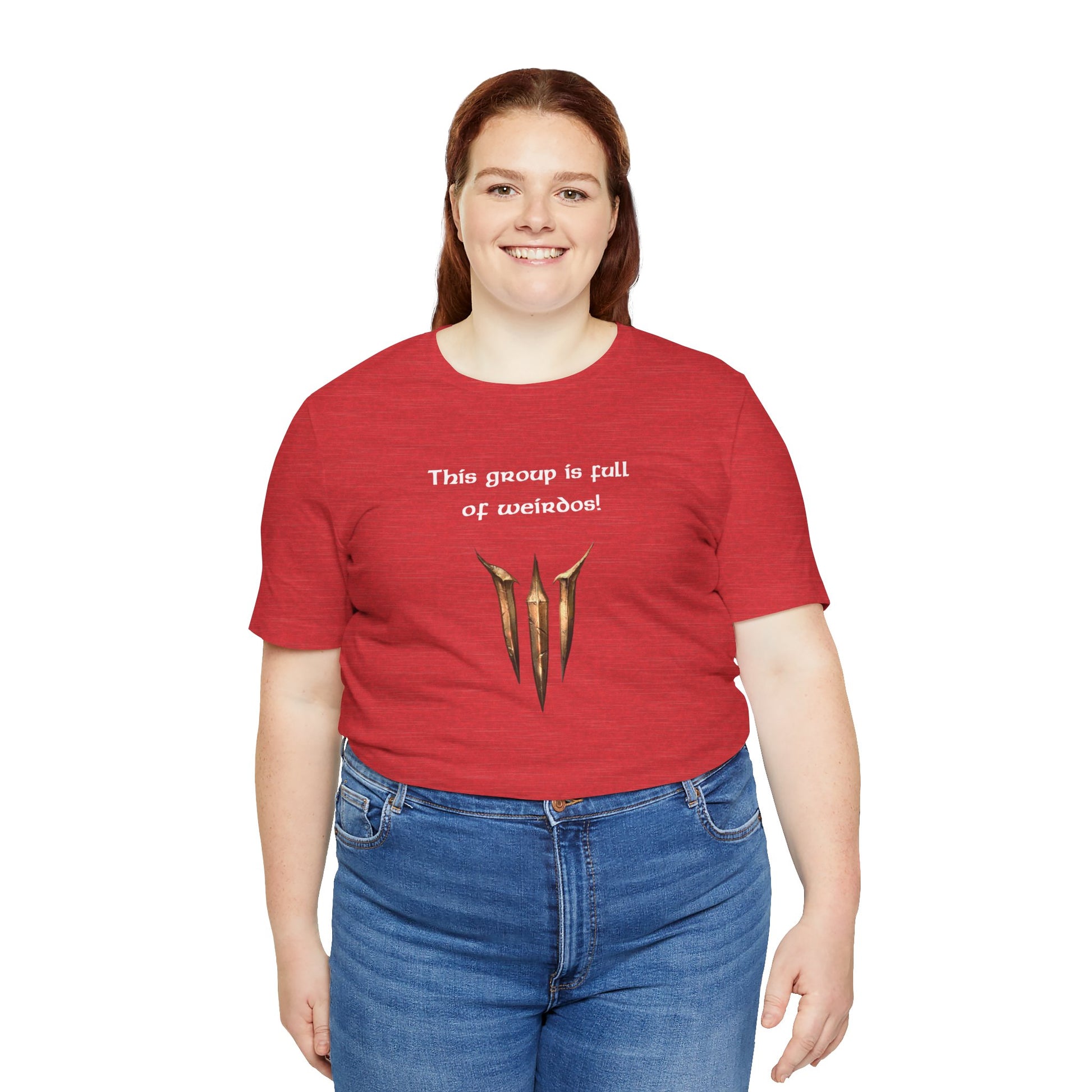 BG3 Astarion Tee: 'This Group Is Full of Weirdos!' - Baldur's Gate 3 Unisex Shirt for Video Gamers, DND gift, Nerds, Dungeons and Dragons - Ivy Toller Designs