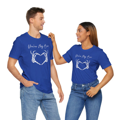 Cute "You're My Boo" Couples Halloween Shirt, Matching Tee for Boyfriend, Girlfriend, Husband, Wife, Holiday Gift, Skeleton Heart Design - Ivy Toller Designs