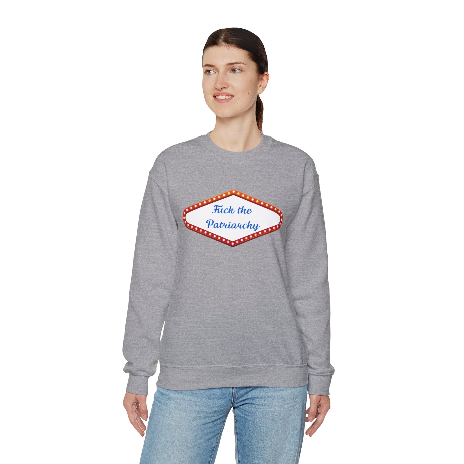 Bold "Fuck the Patriarchy" Taylor Swift Crewneck, Inspired by the Eras Tour, Taylor Swift Sweatshirt Merch for the Ultimate Swiftie - Ivy Toller Designs