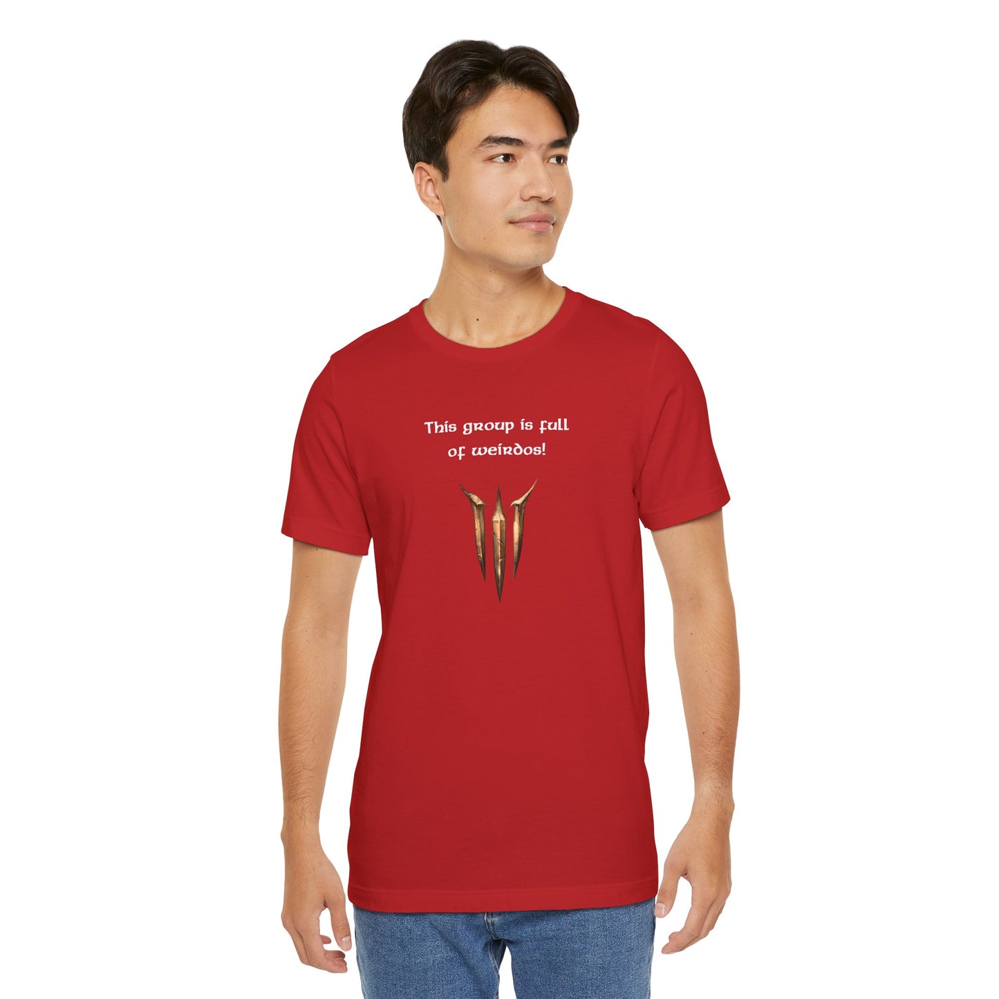 BG3 Astarion Tee: 'This Group Is Full of Weirdos!' - Baldur's Gate 3 Unisex Shirt for Video Gamers, DND gift, Nerds, Dungeons and Dragons