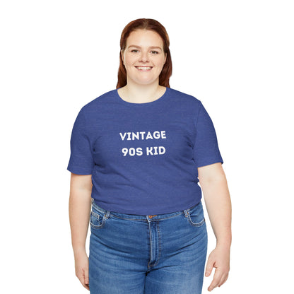 Funny 'Vintage 90s Kid' Shirt | 90s Kids, Vintage, + Millennials - Makes a Great Gift! Wear Your Values | Humorous Opinion Fashion