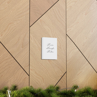 Funny Art Canvas: "Live Laugh Lube" - A Witty Print for the Unconventional Decorator - Subtle Home Decor - Ivy Toller Designs