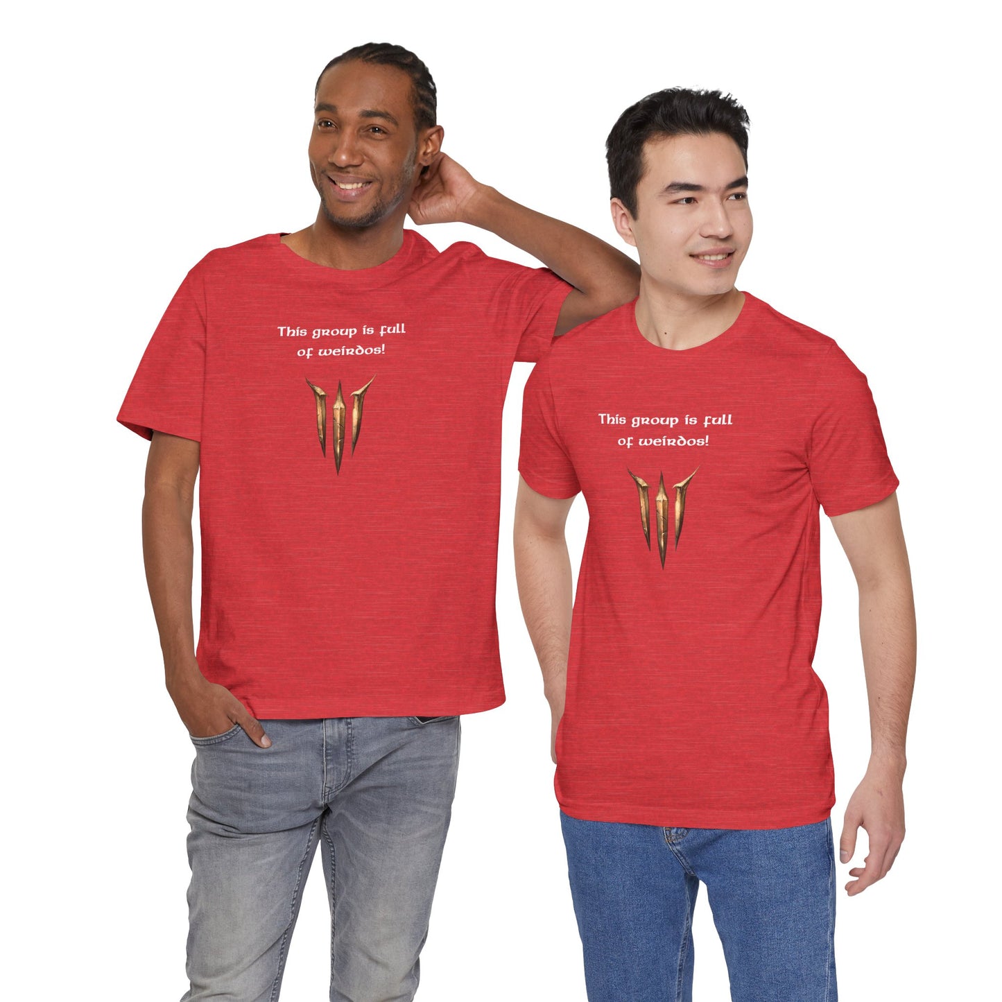 BG3 Astarion Tee: 'This Group Is Full of Weirdos!' - Baldur's Gate 3 Unisex Shirt for Video Gamers, DND gift, Nerds, Dungeons and Dragons