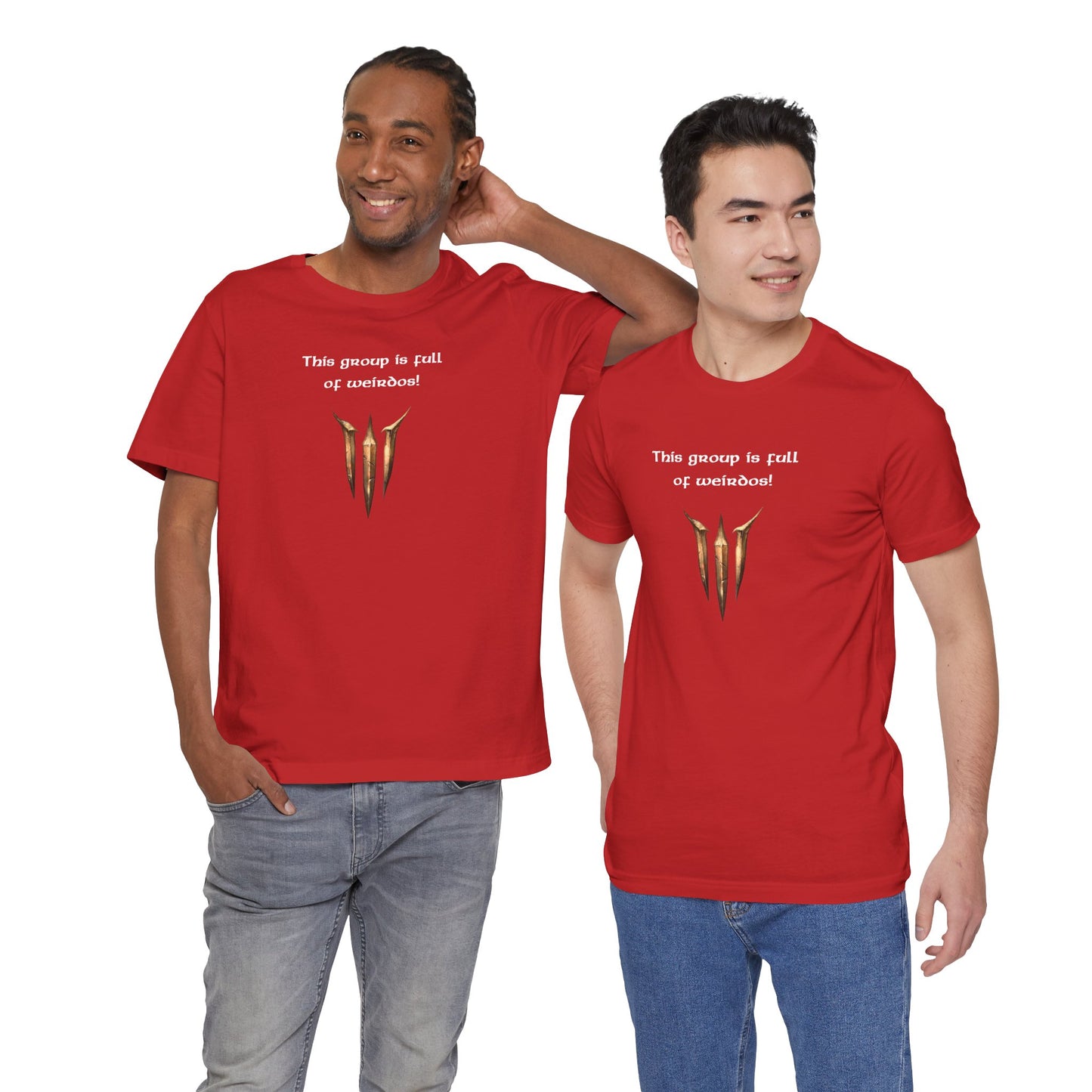 BG3 Astarion Tee: 'This Group Is Full of Weirdos!' - Baldur's Gate 3 Unisex Shirt for Video Gamers, DND gift, Nerds, Dungeons and Dragons