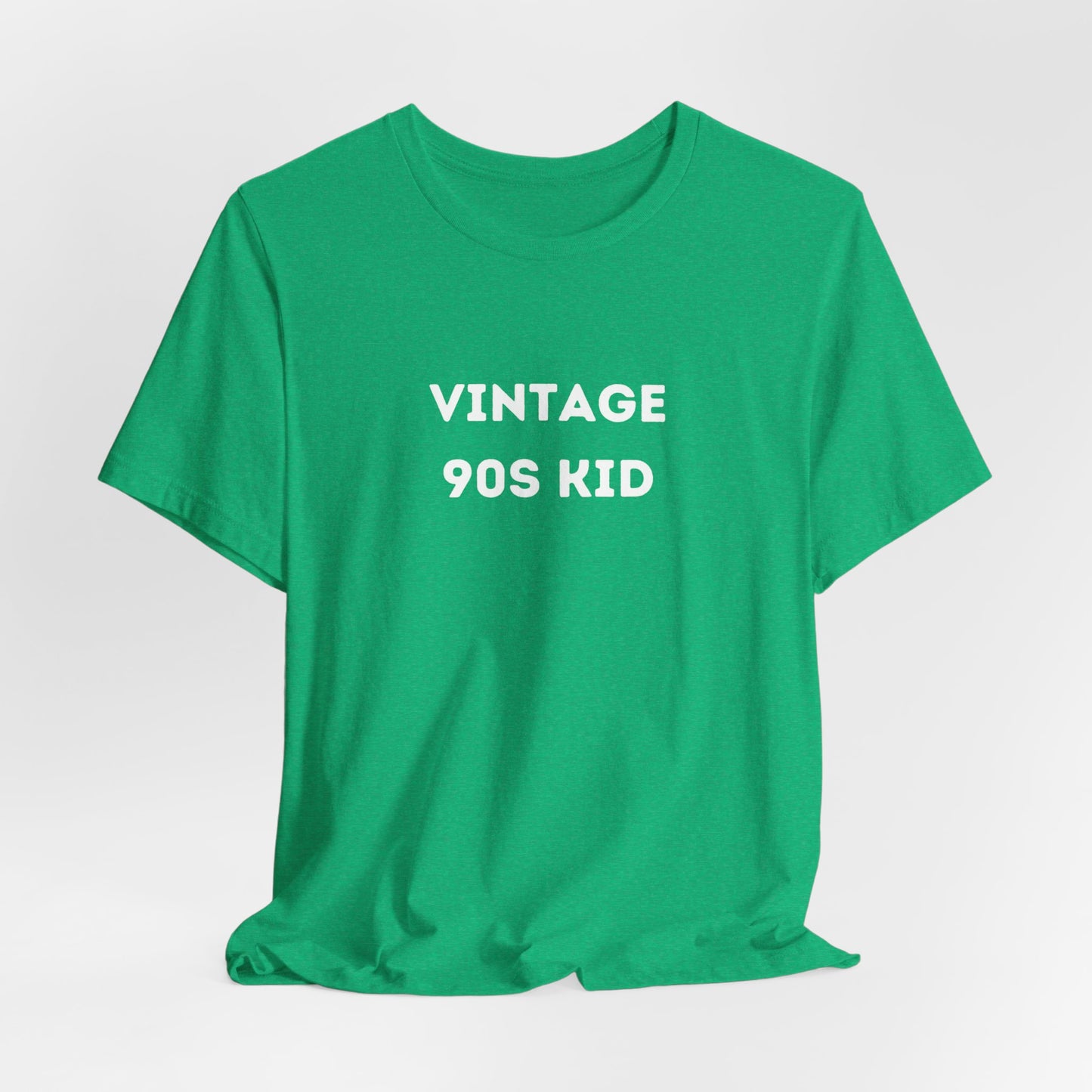 Funny 'Vintage 90s Kid' Shirt | 90s Kids, Vintage, + Millennials - Makes a Great Gift! Wear Your Values | Humorous Opinion Fashion