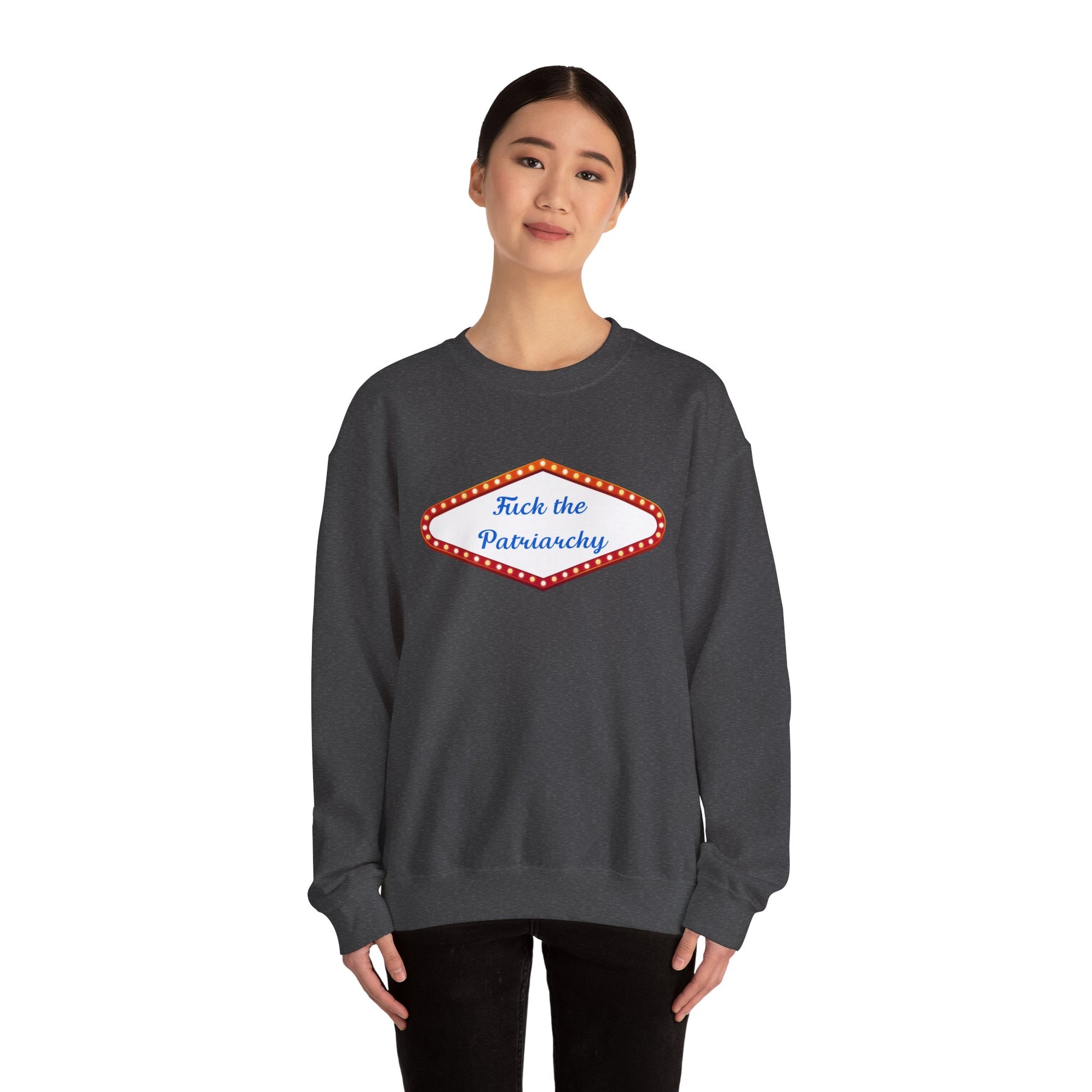 Bold "Fuck the Patriarchy" Taylor Swift Crewneck, Inspired by the Eras Tour, Taylor Swift Sweatshirt Merch for the Ultimate Swiftie - Ivy Toller Designs