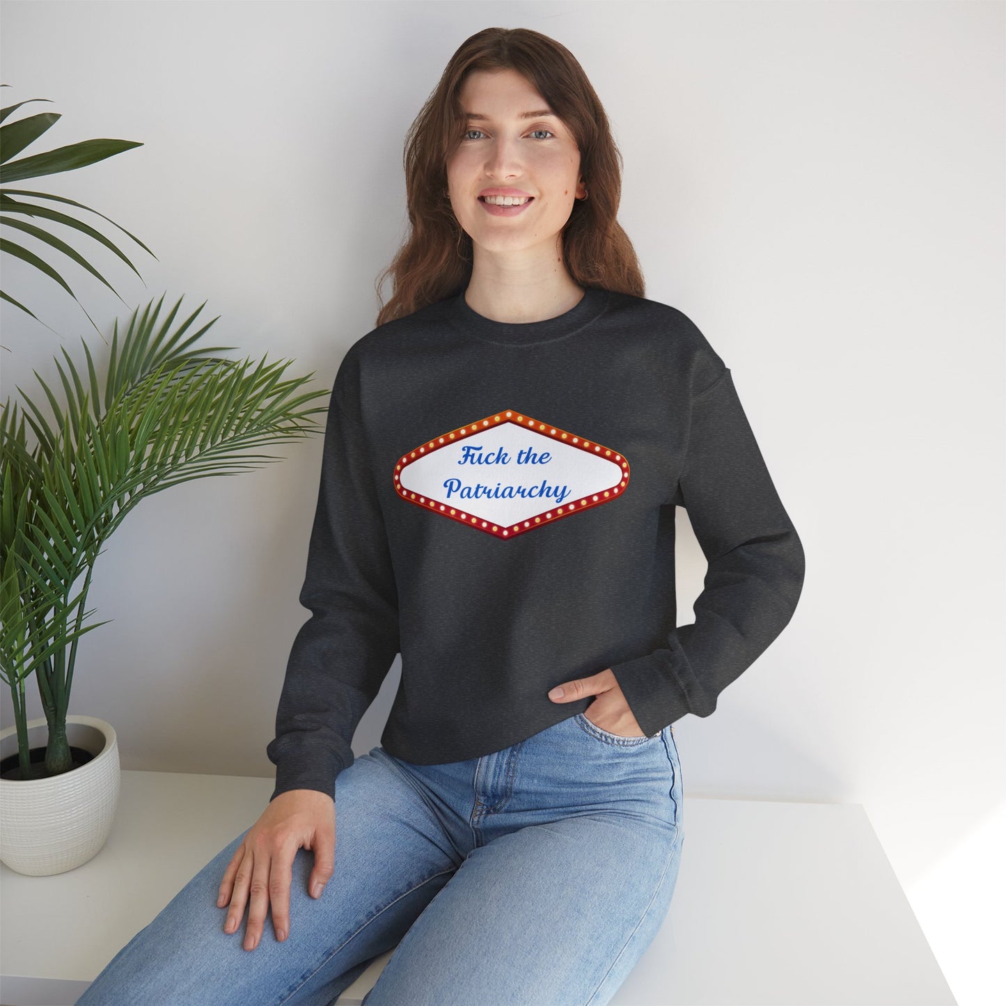 Bold "Fuck the Patriarchy" Taylor Swift Crewneck, Inspired by the Eras Tour, Taylor Swift Sweatshirt Merch for the Ultimate Swiftie - Ivy Toller Designs