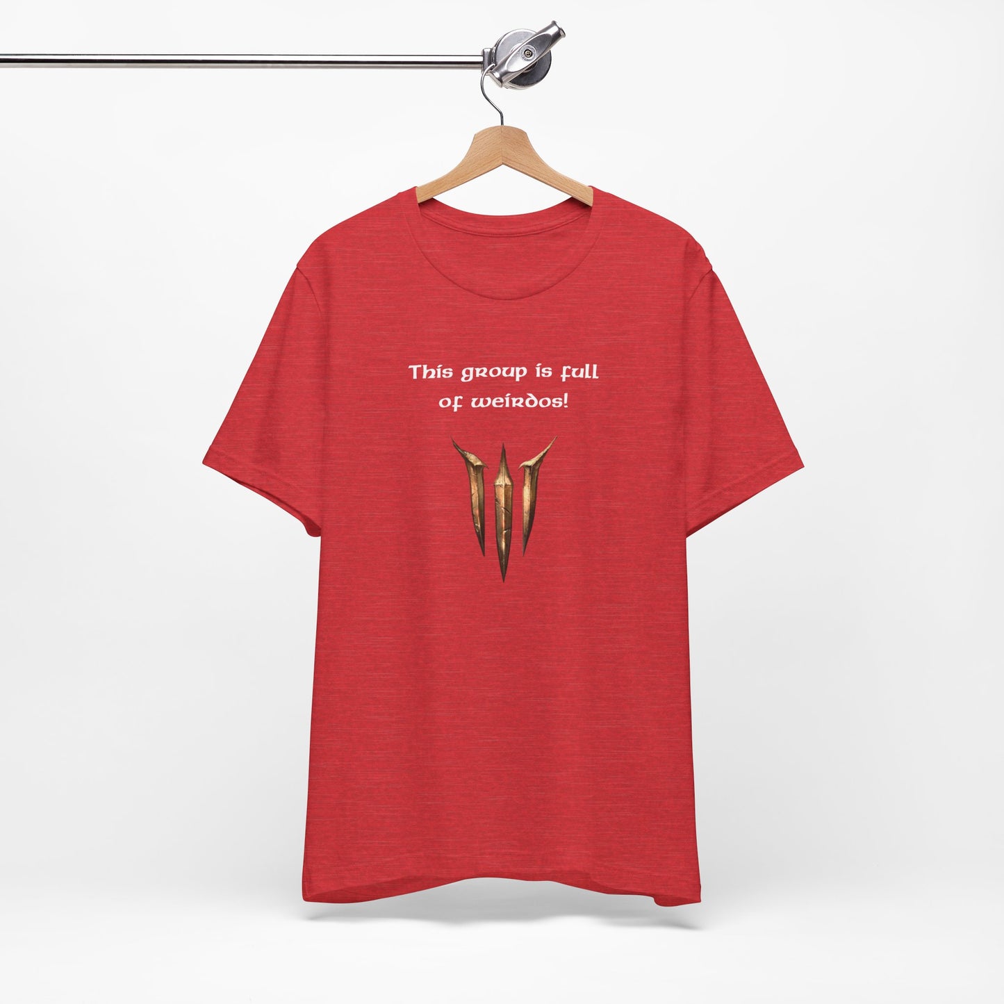 BG3 Astarion Tee: 'This Group Is Full of Weirdos!' - Baldur's Gate 3 Unisex Shirt for Video Gamers, DND gift, Nerds, Dungeons and Dragons - Ivy Toller Designs