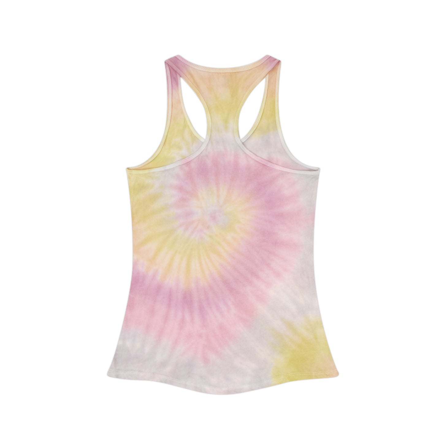 Funny "Say PERHAPS to Drugs" Tie-Dye Tank Top | Inappropriate TieDye Nod to Rebels + Free Spirited Fashionistas, Retro, 70s, Drug, Weed, Pot