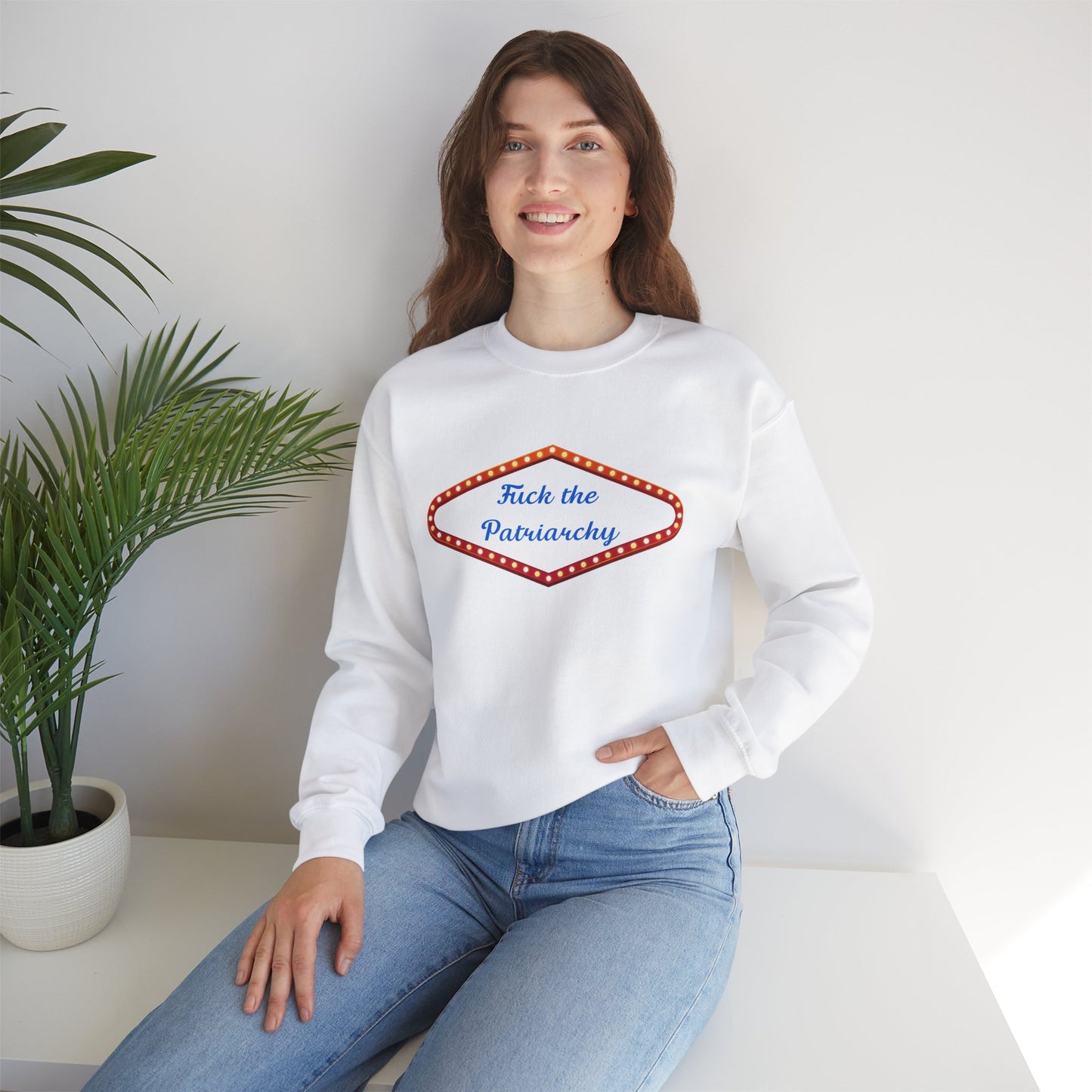 Bold "Fuck the Patriarchy" Taylor Swift Crewneck, Inspired by the Eras Tour, Taylor Swift Sweatshirt Merch for the Ultimate Swiftie - Ivy Toller Designs