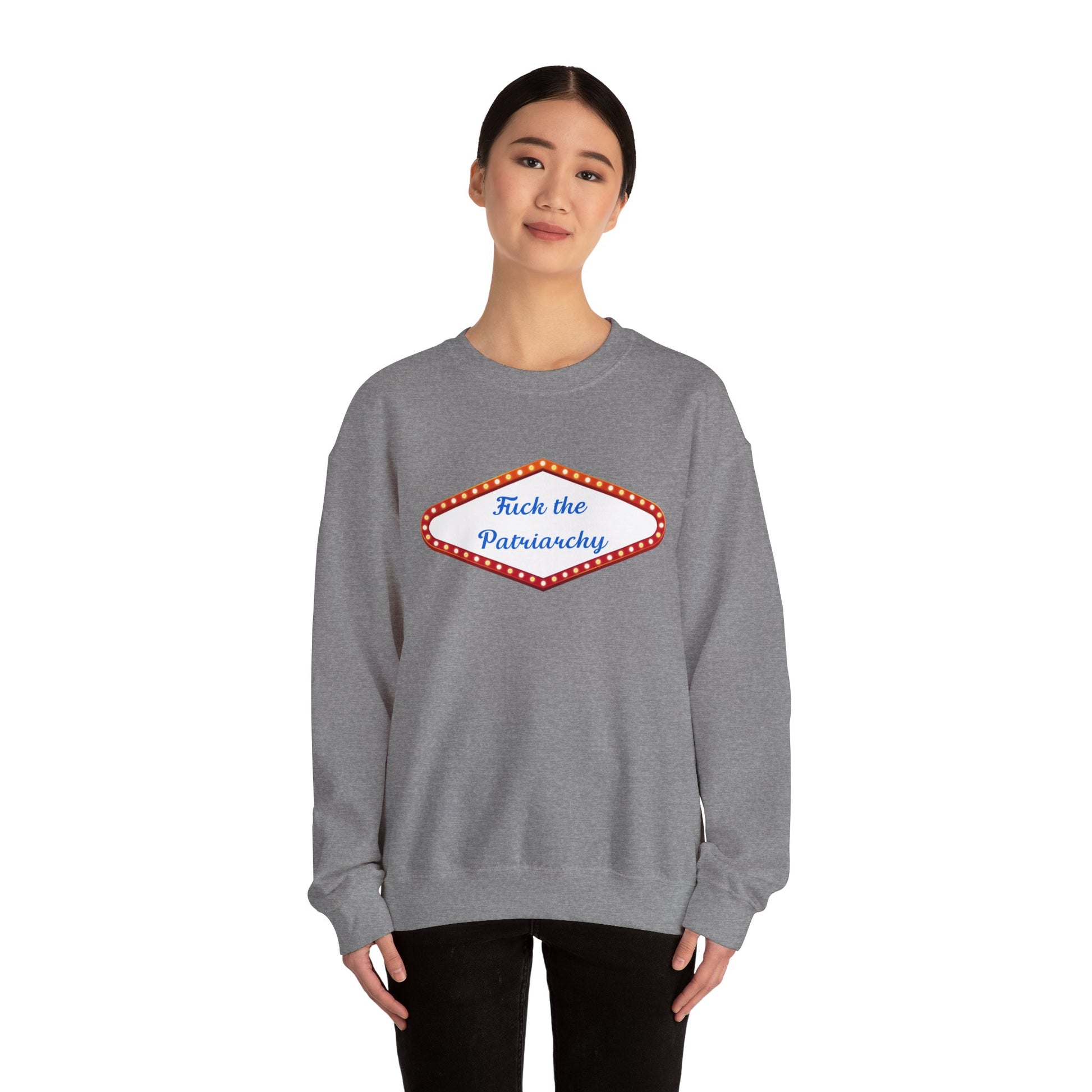 Bold "Fuck the Patriarchy" Taylor Swift Crewneck, Inspired by the Eras Tour, Taylor Swift Sweatshirt Merch for the Ultimate Swiftie - Ivy Toller Designs