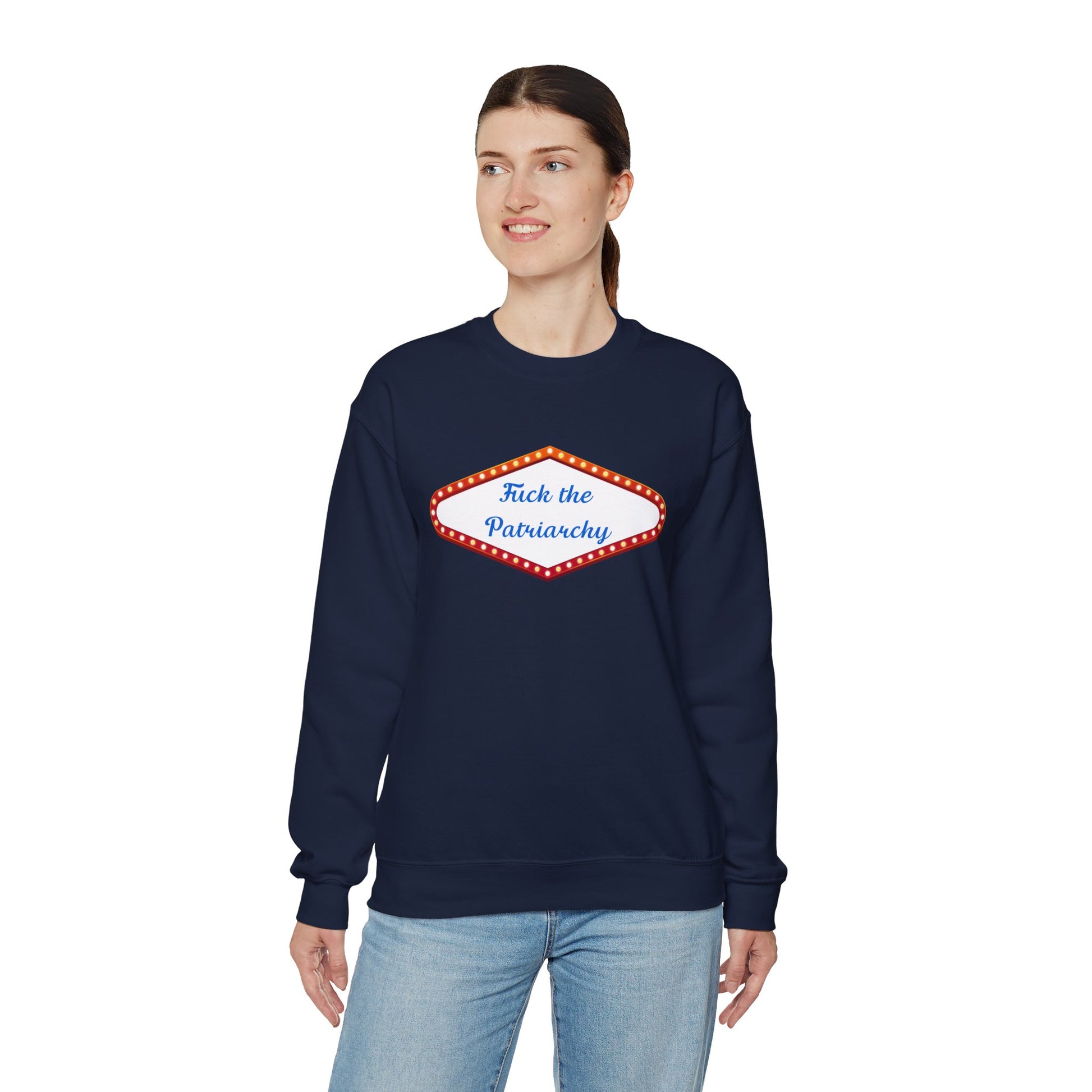 Bold "Fuck the Patriarchy" Taylor Swift Crewneck, Inspired by the Eras Tour, Taylor Swift Sweatshirt Merch for the Ultimate Swiftie - Ivy Toller Designs