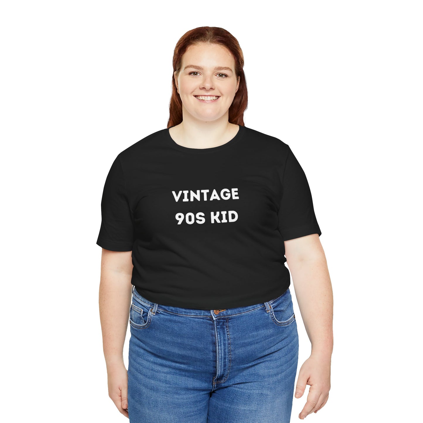 Funny 'Vintage 90s Kid' Shirt | 90s Kids, Vintage, + Millennials - Makes a Great Gift! Wear Your Values | Humorous Opinion Fashion