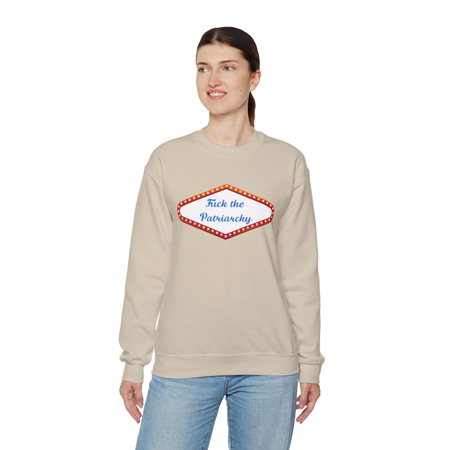 Bold "Fuck the Patriarchy" Taylor Swift Crewneck, Inspired by the Eras Tour, Taylor Swift Sweatshirt Merch for the Ultimate Swiftie - Ivy Toller Designs