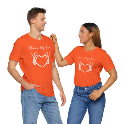 Cute "You're My Boo" Couples Halloween Shirt, Matching Tee for Boyfriend, Girlfriend, Husband, Wife, Holiday Gift, Skeleton Heart Design - Ivy Toller Designs