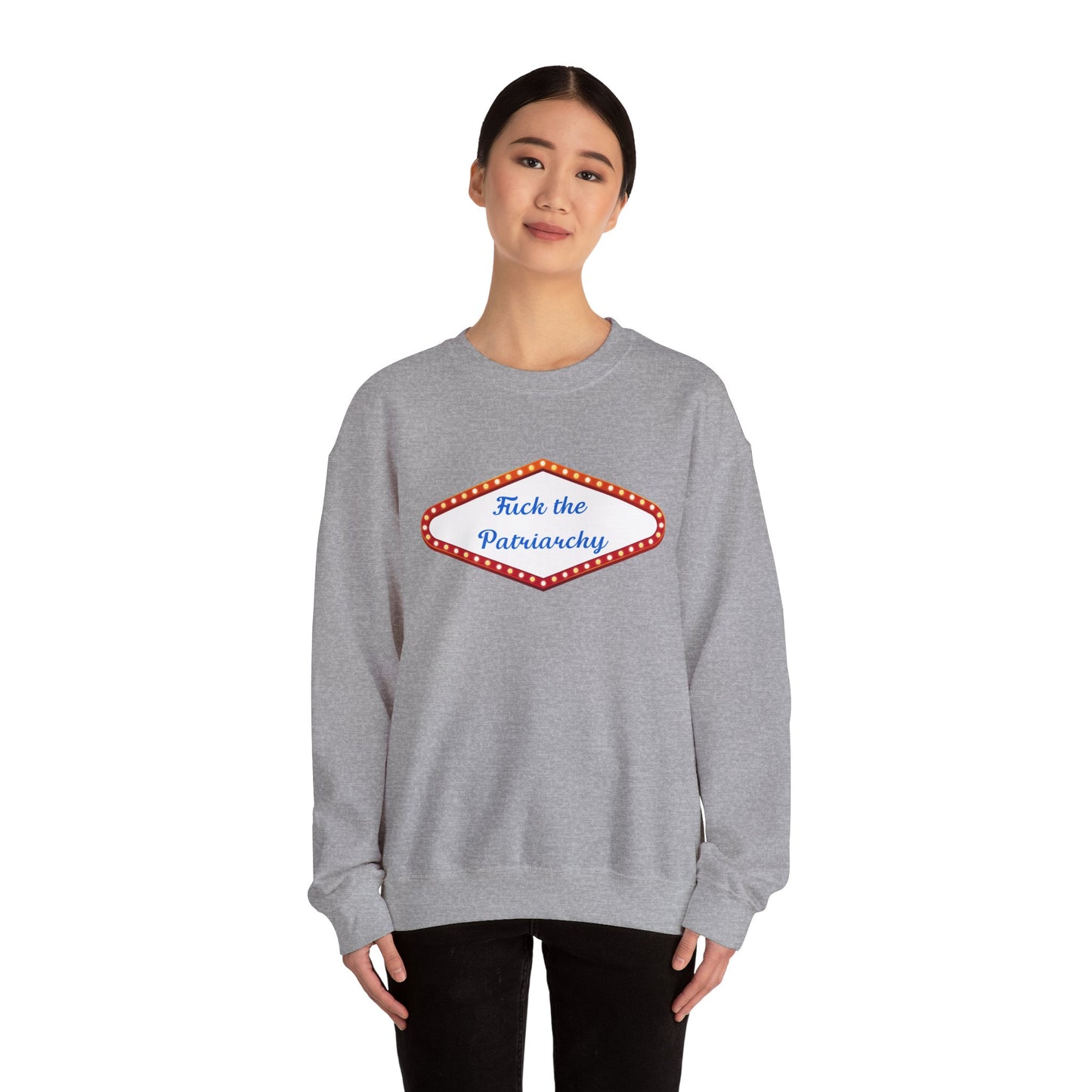 Bold "Fuck the Patriarchy" Taylor Swift Crewneck, Inspired by the Eras Tour, Taylor Swift Sweatshirt Merch for the Ultimate Swiftie - Ivy Toller Designs