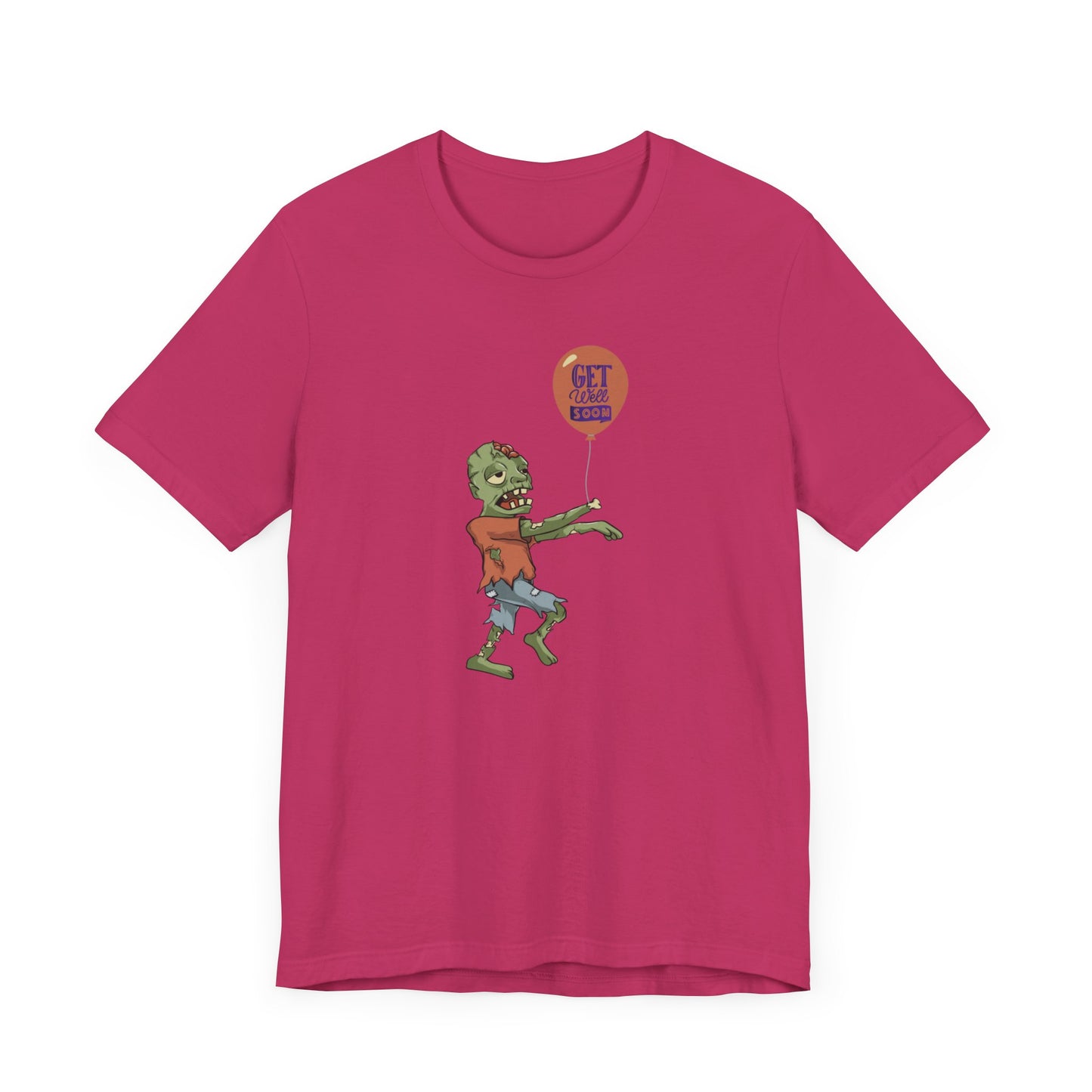 Funny Zombie 'Get Well Soon' Tee, Spooky Halloween Shirt, Cute Cartoon Undead, Seasonable Gift, T-Shirt for All Ages - Ivy Toller Designs