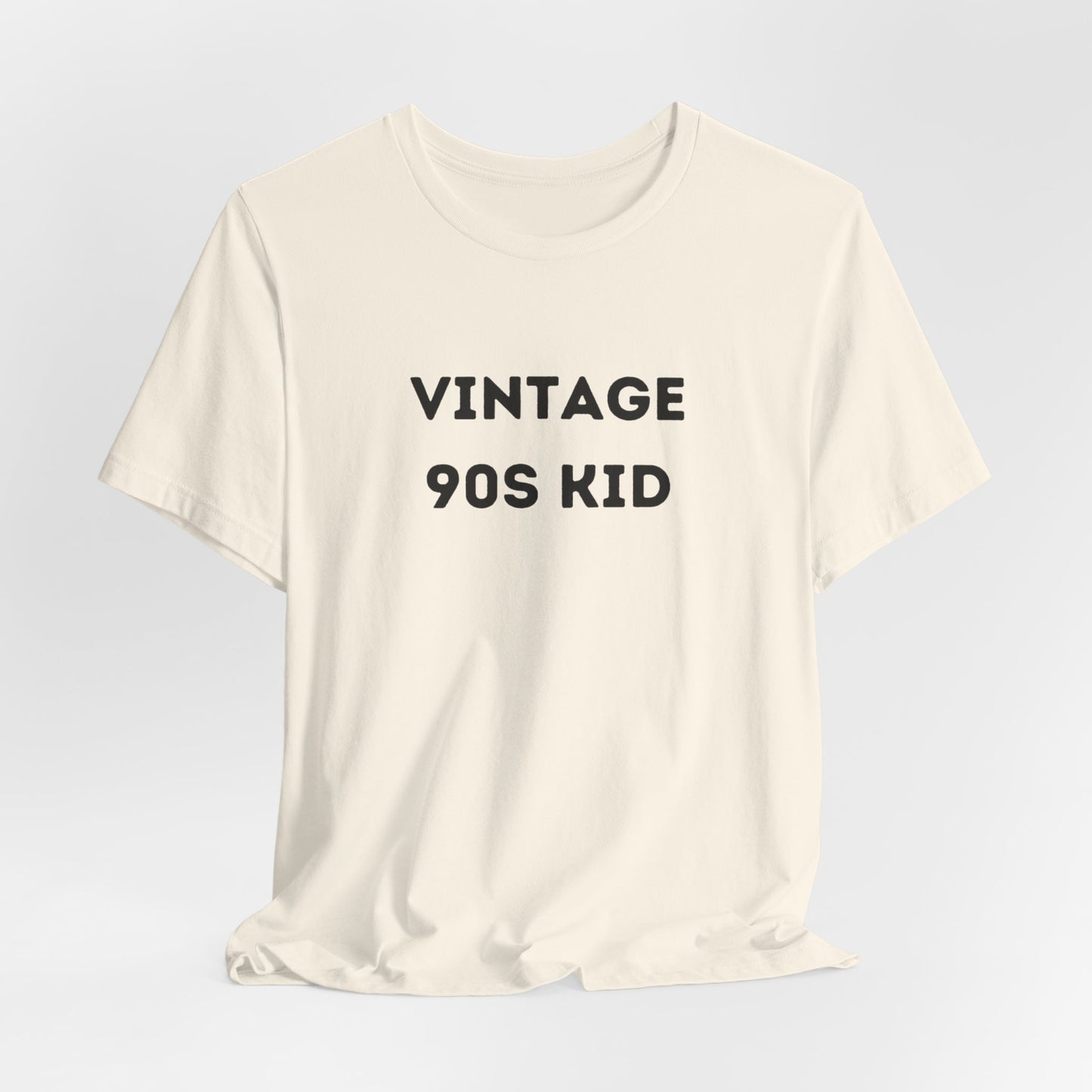 Funny 'Vintage 90s Kid' Shirt | 90s Kids, Vintage, + Millennials - Makes a Great Gift! Wear Your Values | Humorous Opinion Fashion