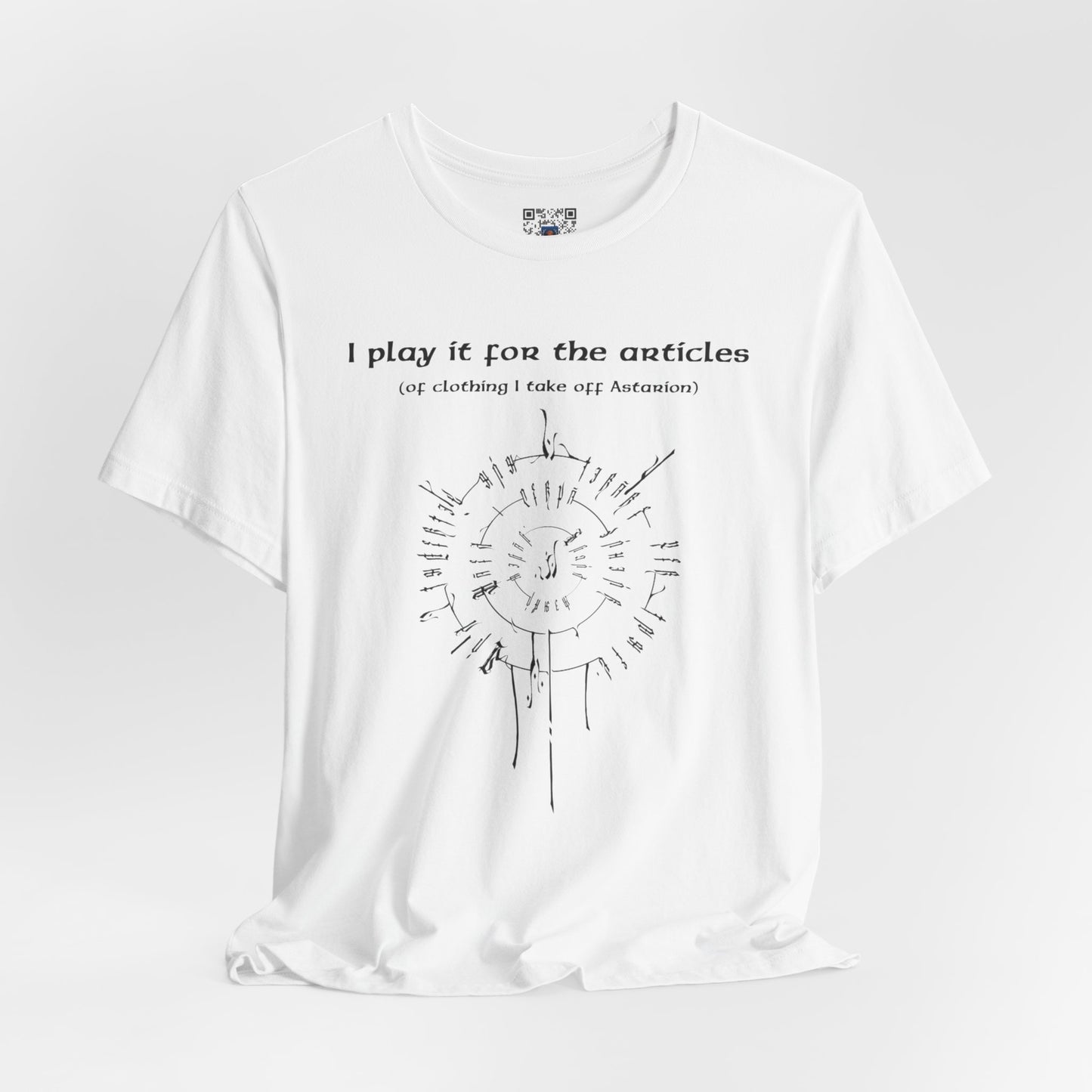 BG3 Tee: 'I Play It For the Articles (of Clothing I Take Off Astarion)' - Baldur's Gate 3 Shirt for Gamers Who Love the Pale Elf, DND Gifts - Ivy Toller Designs